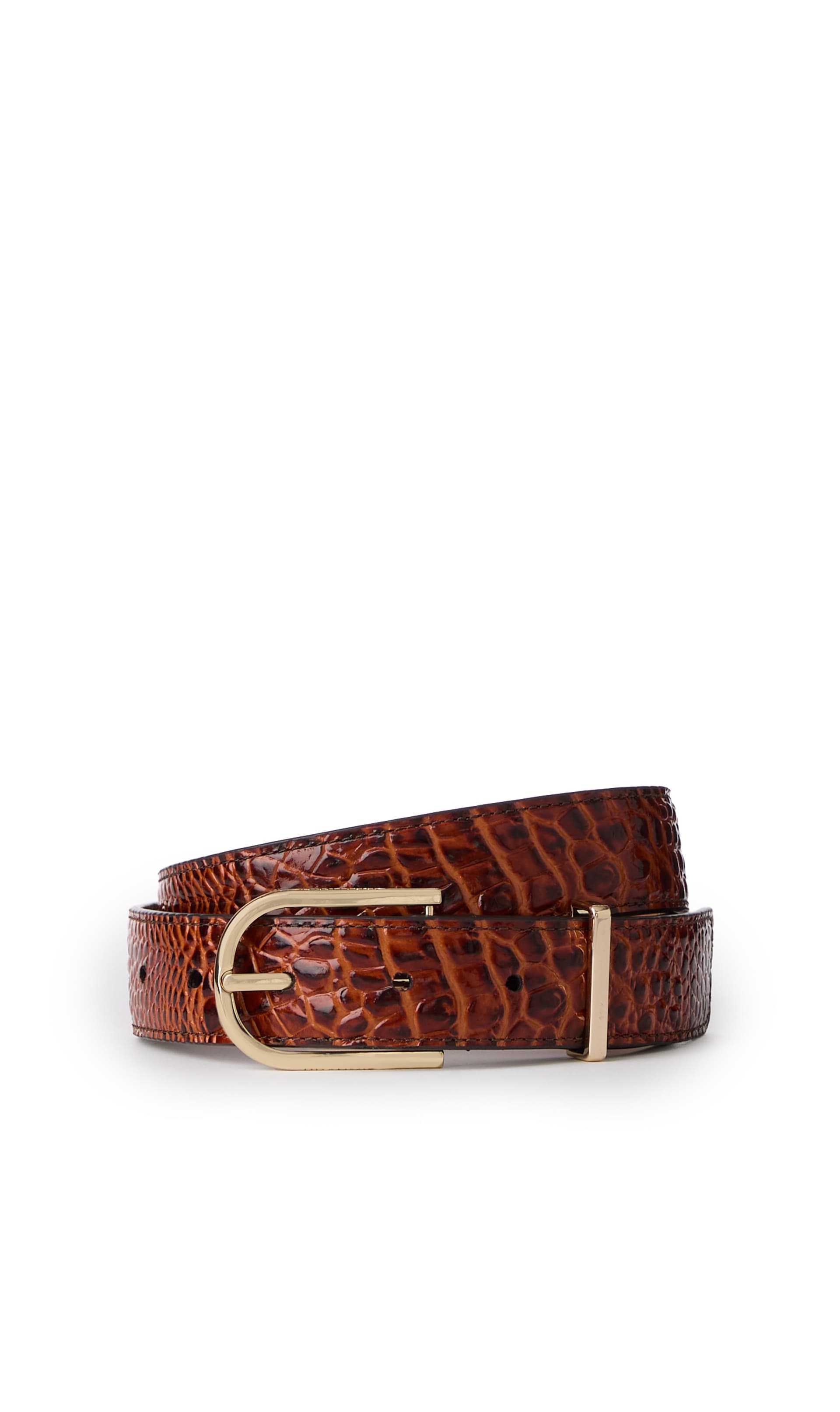 Wide Belt Classic Croc Size Medium