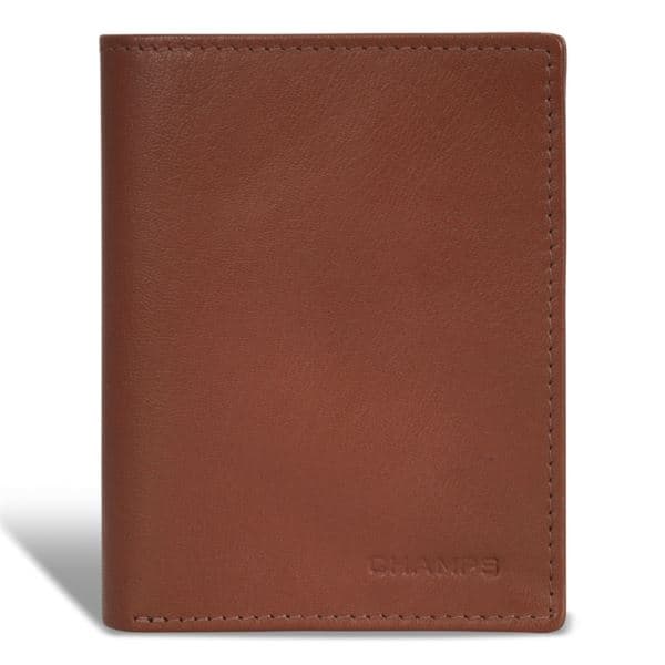 Onyx Leather Vertical Wallet Size 4"x4.5"