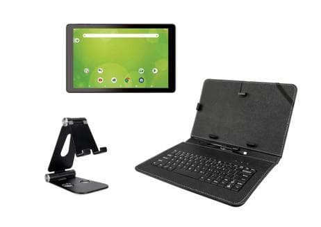 Zeki Bundle w/Tablet/Keyboard Case & Device Stand