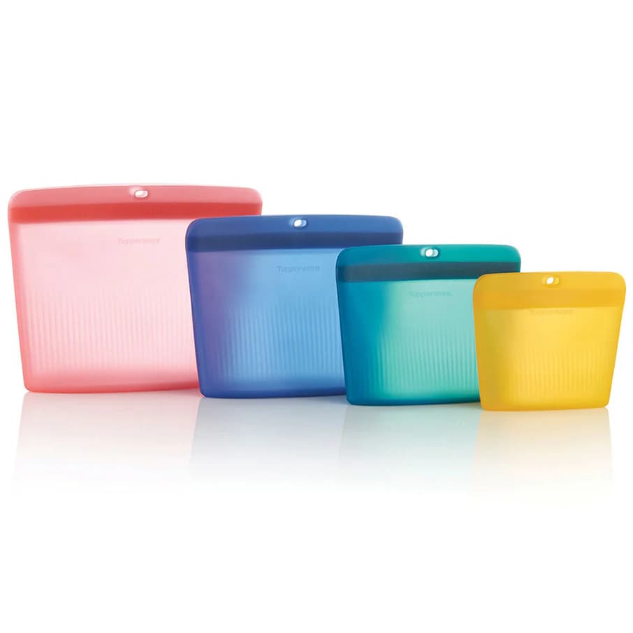 Silicone Food Storage Bags, 4-Pack – BPA Free