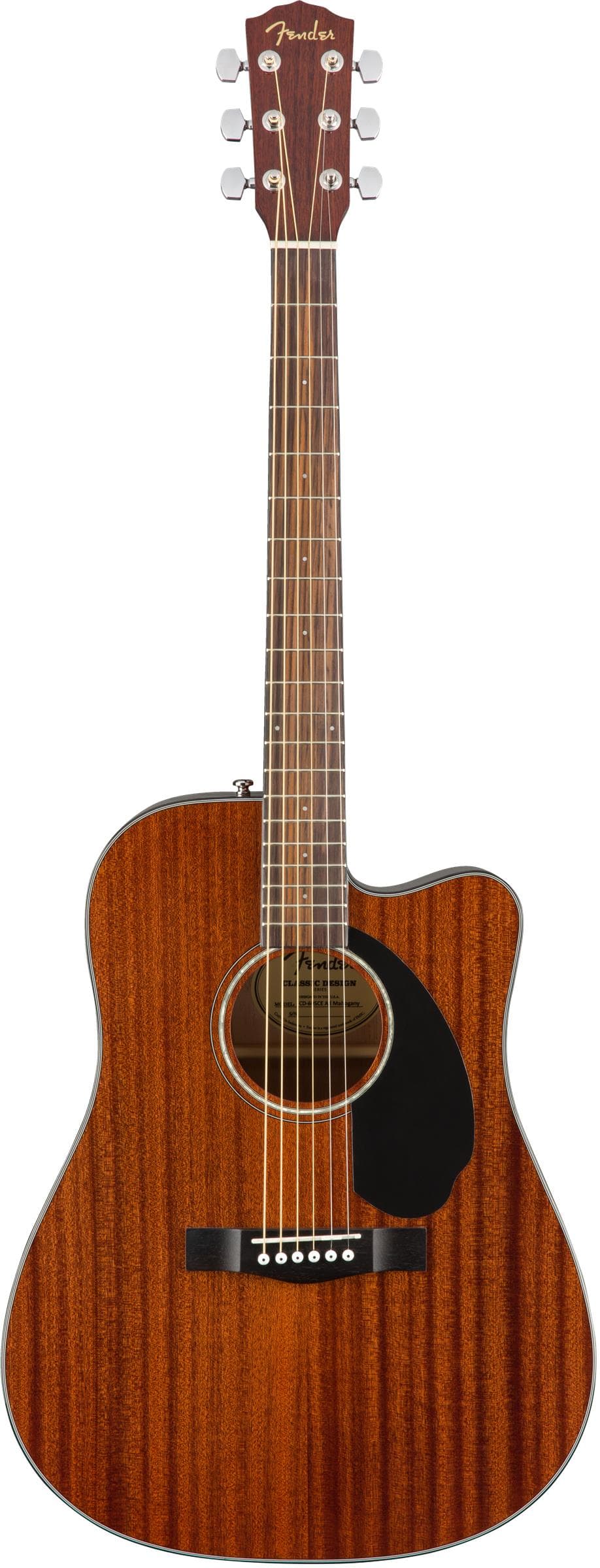 CD-60SCE All-Mahogany Dreadnought Acoustic-Electric Guitar