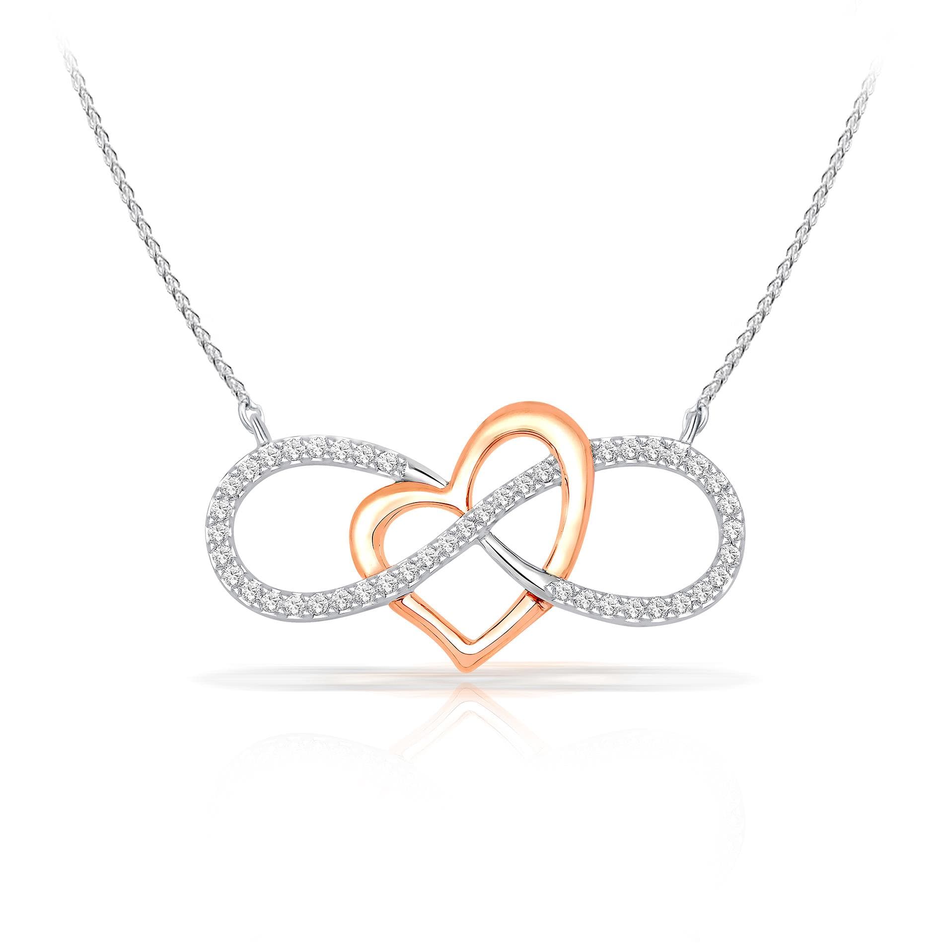 Diamond Infinity Necklace