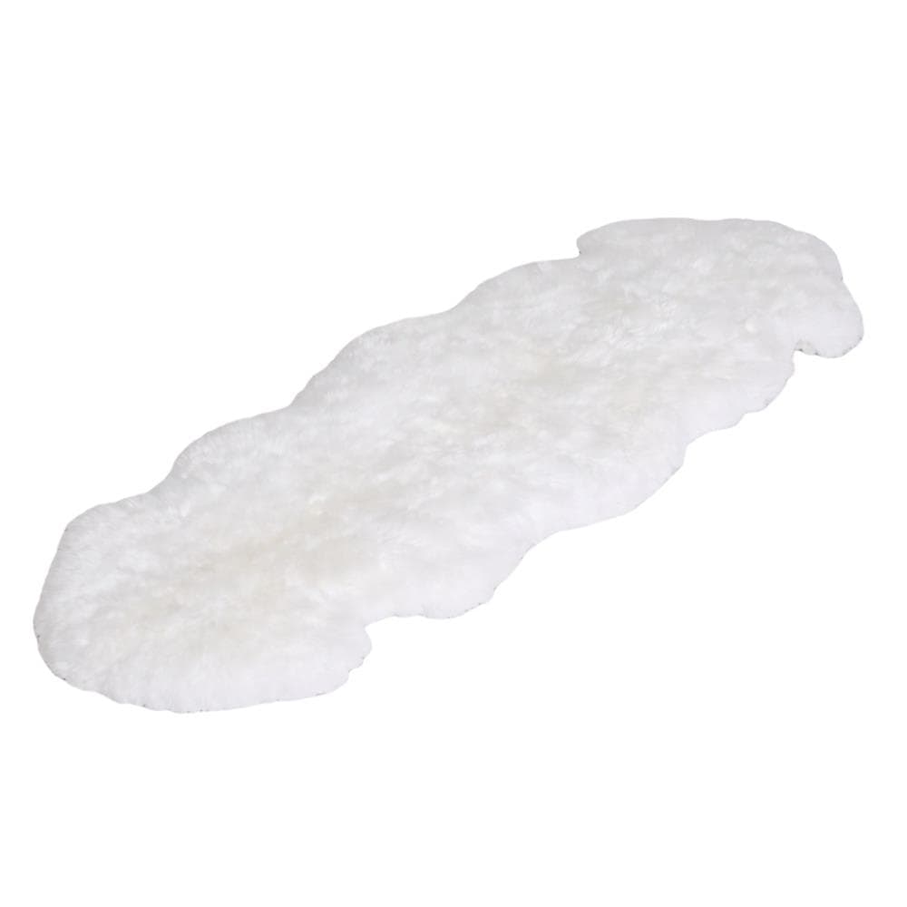 Natural Sheep Shearling Cover - Large (Ivory)