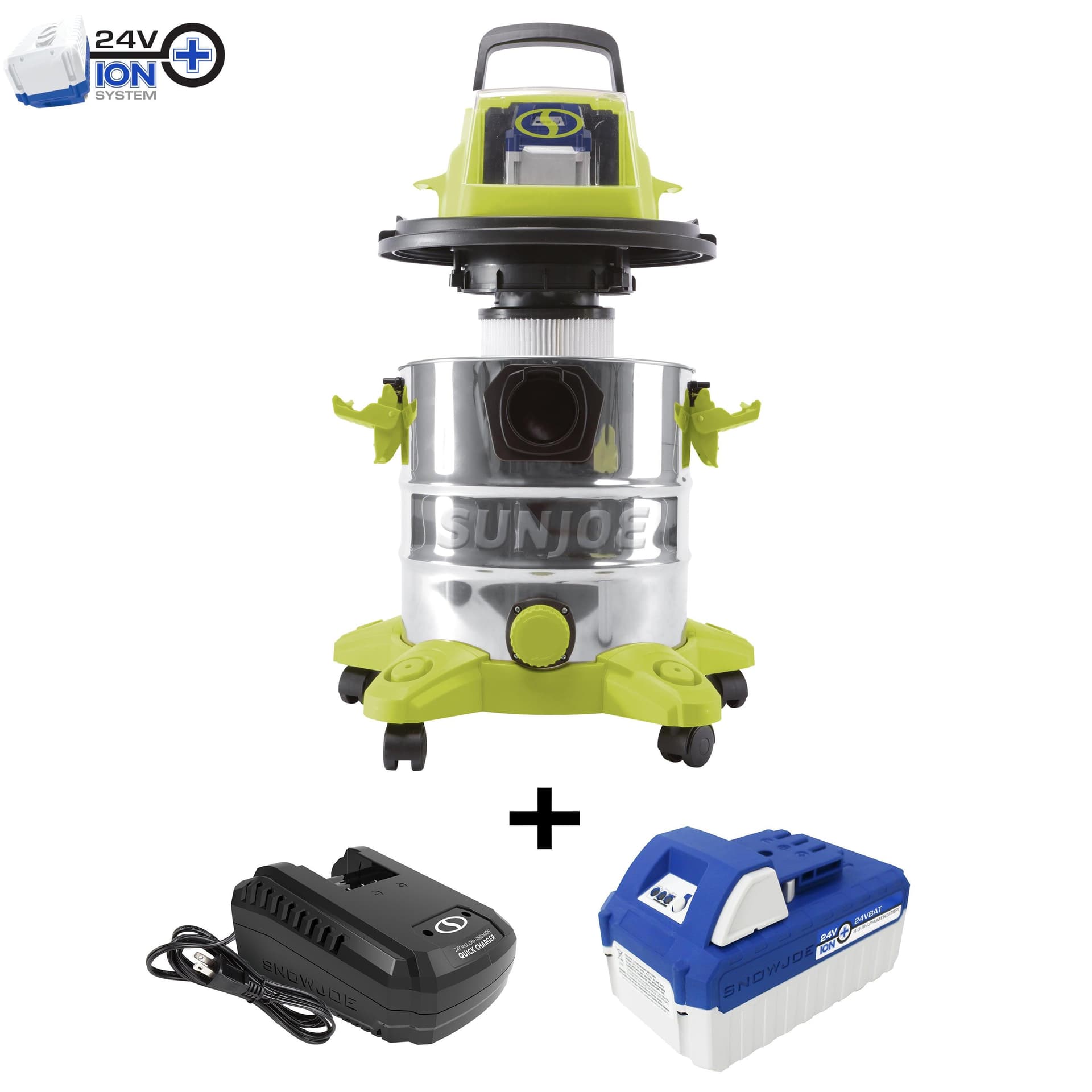 Cordless Portable Stainless Steel Vacuum