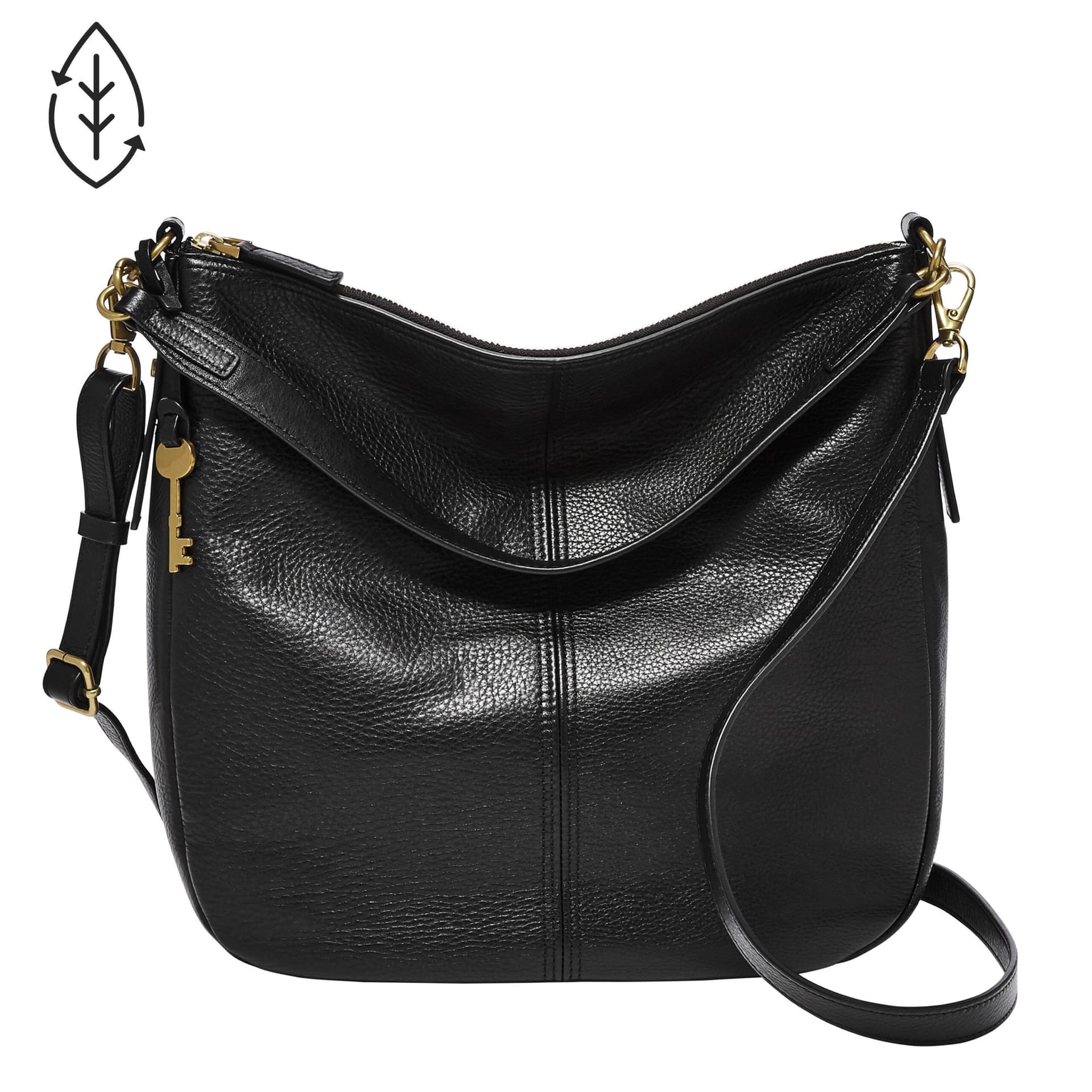 Jolie Hobo Handbag Black