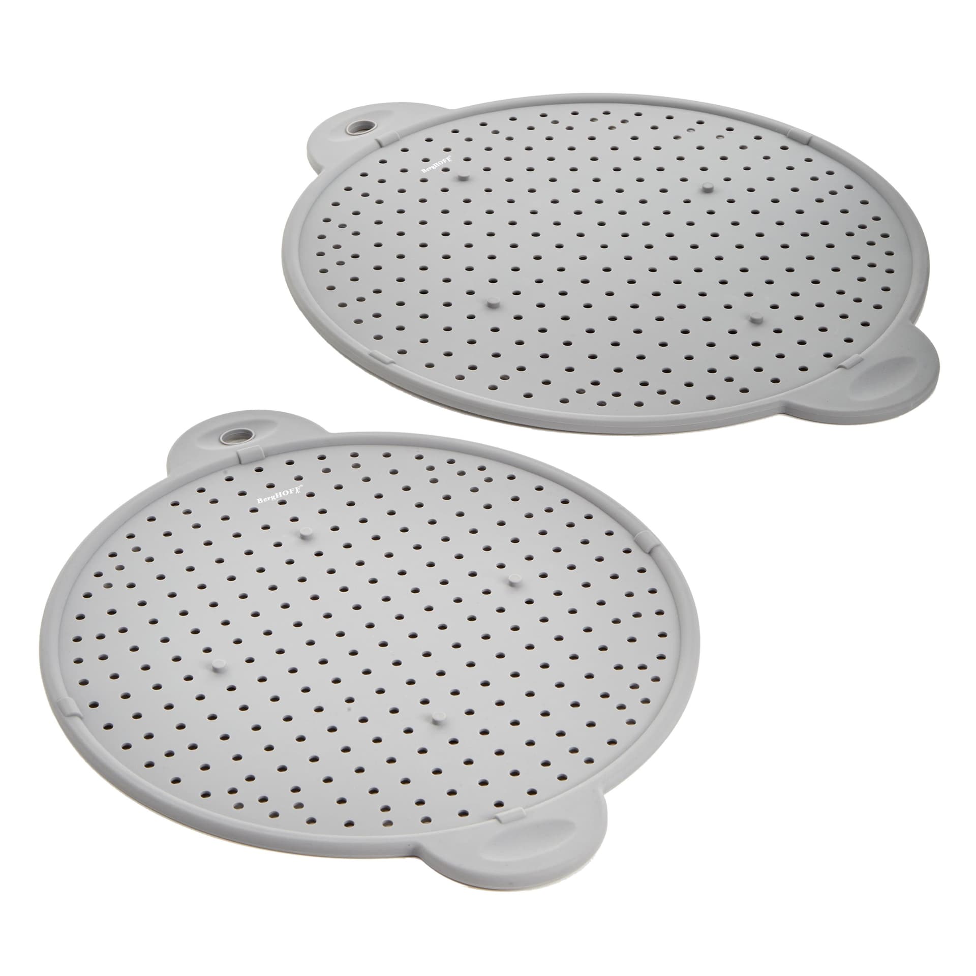 Silicone 2pc Splatter Screen Set for 6" to 12.5" Pots and Pans
