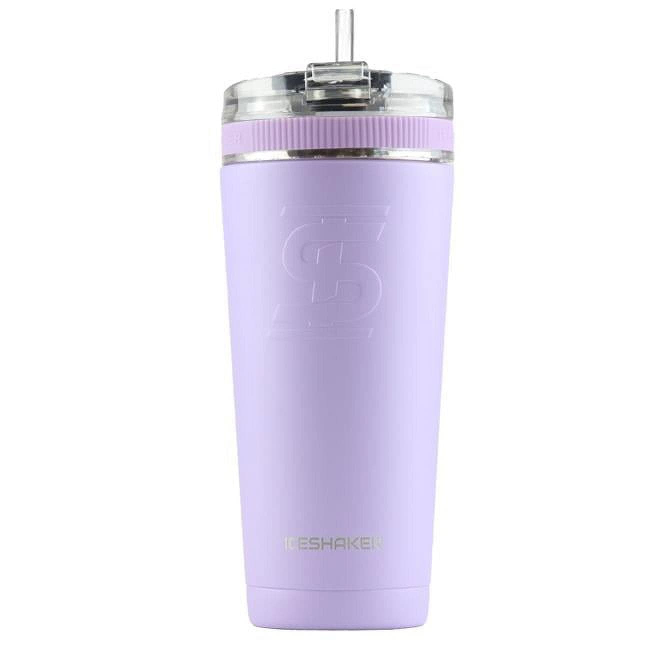 26oz Insulated Stainless Steel Shaker Bottle- Flex Lid with Straw