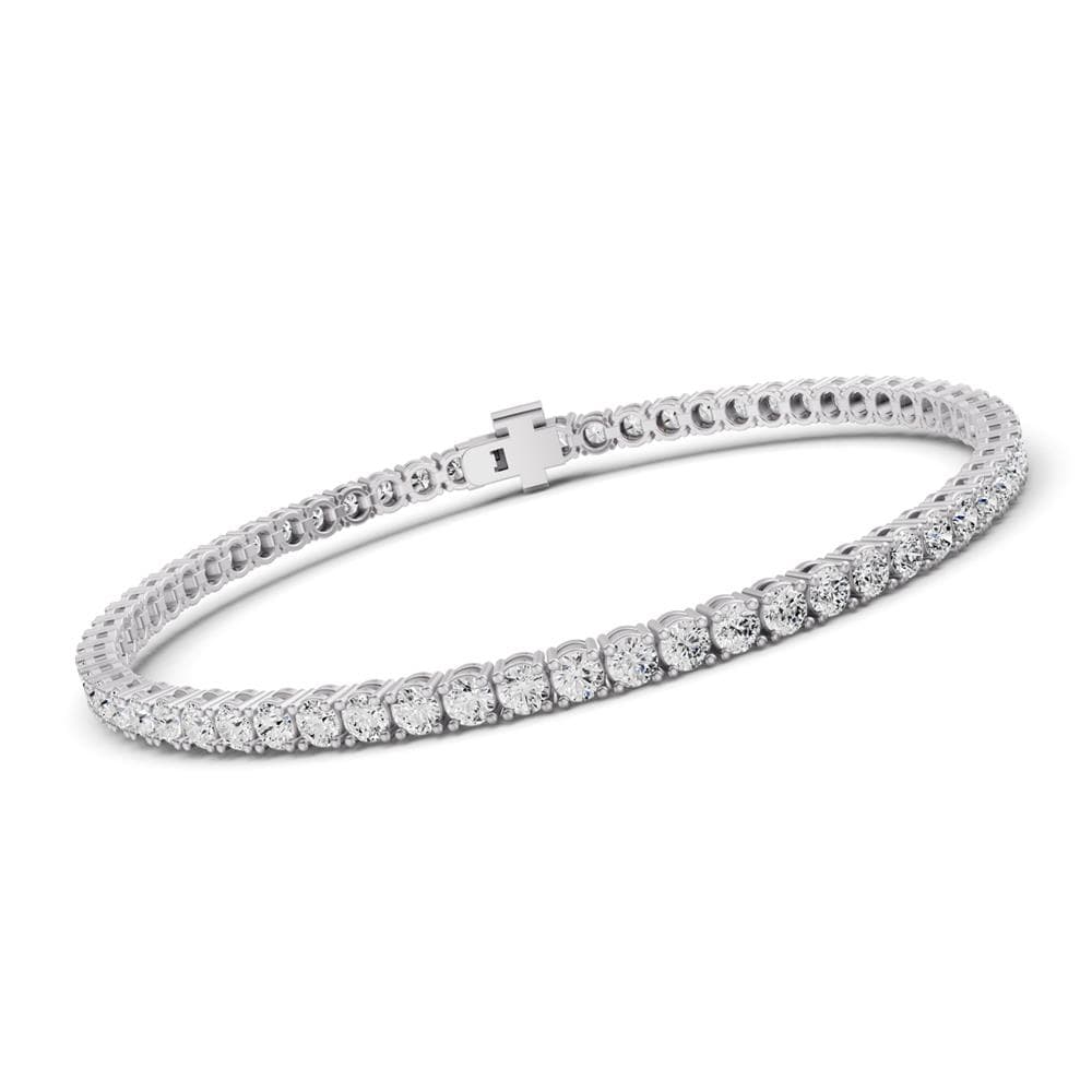 Lab Diamond Tennis Bracelet Size 7"