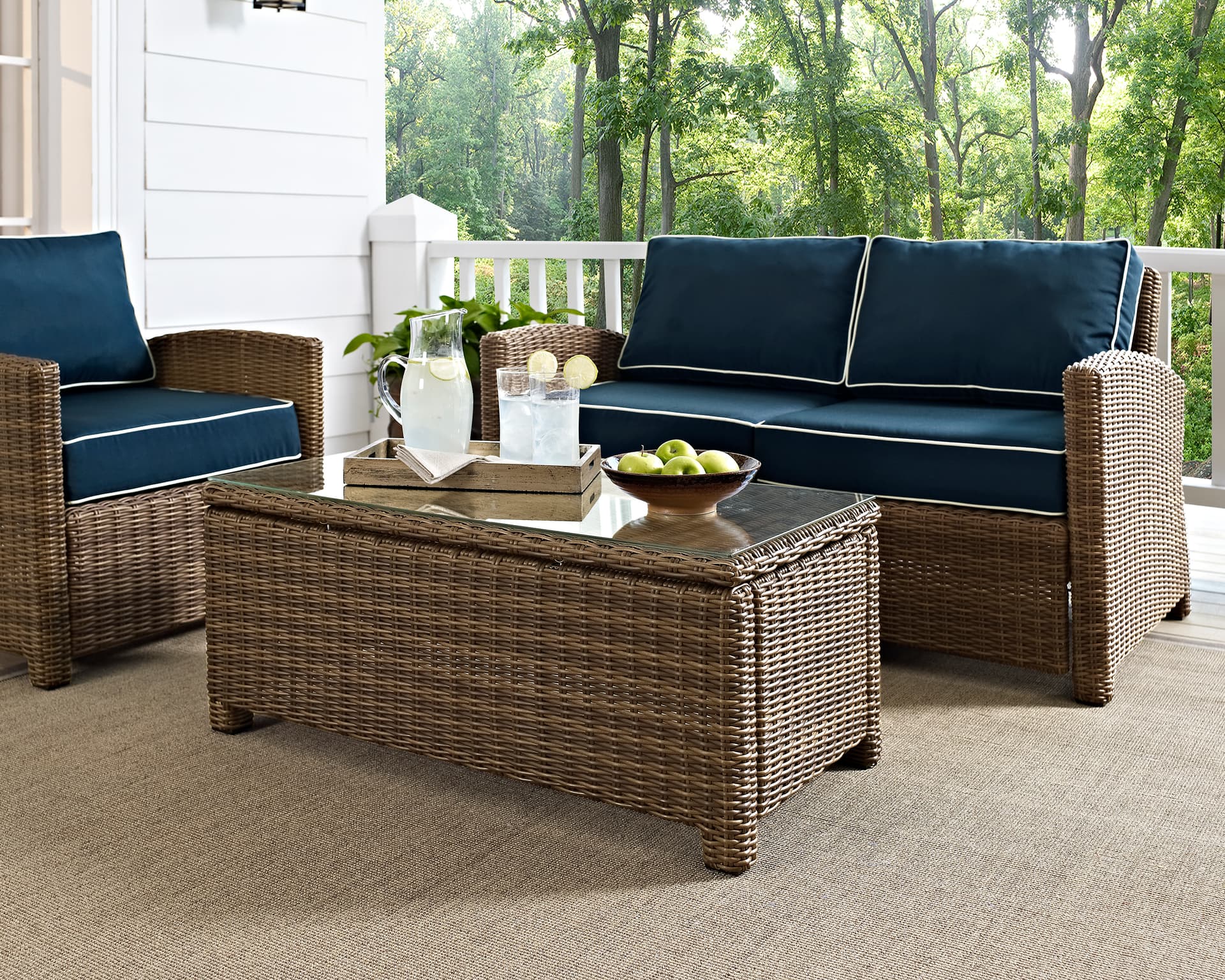 Bradenton Wicker Outdoor Coffee Table