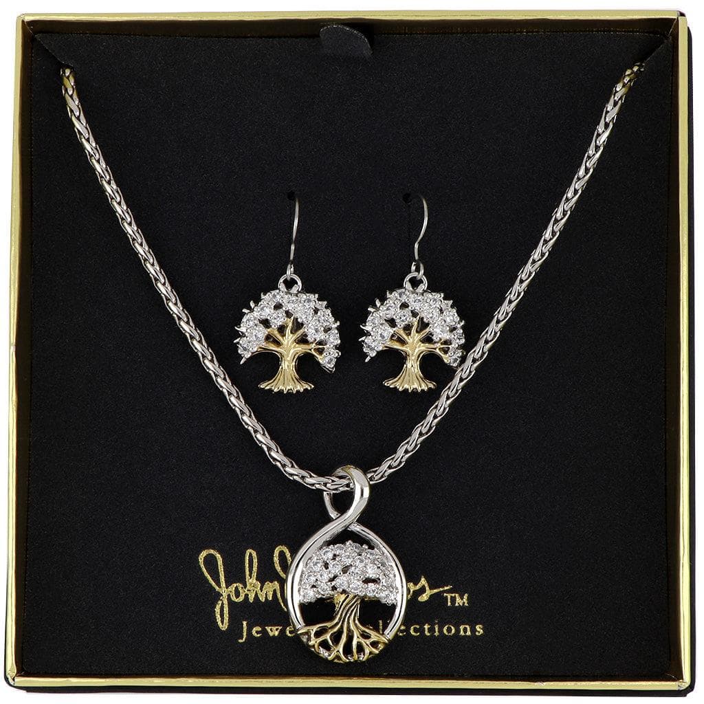 The Tree of Life set- Earrings F5090-AF00 and Pendant K4014-AF00