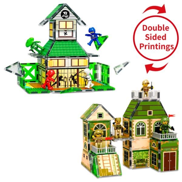 2-in-1 Ninja & Troop Magnetic Building Block