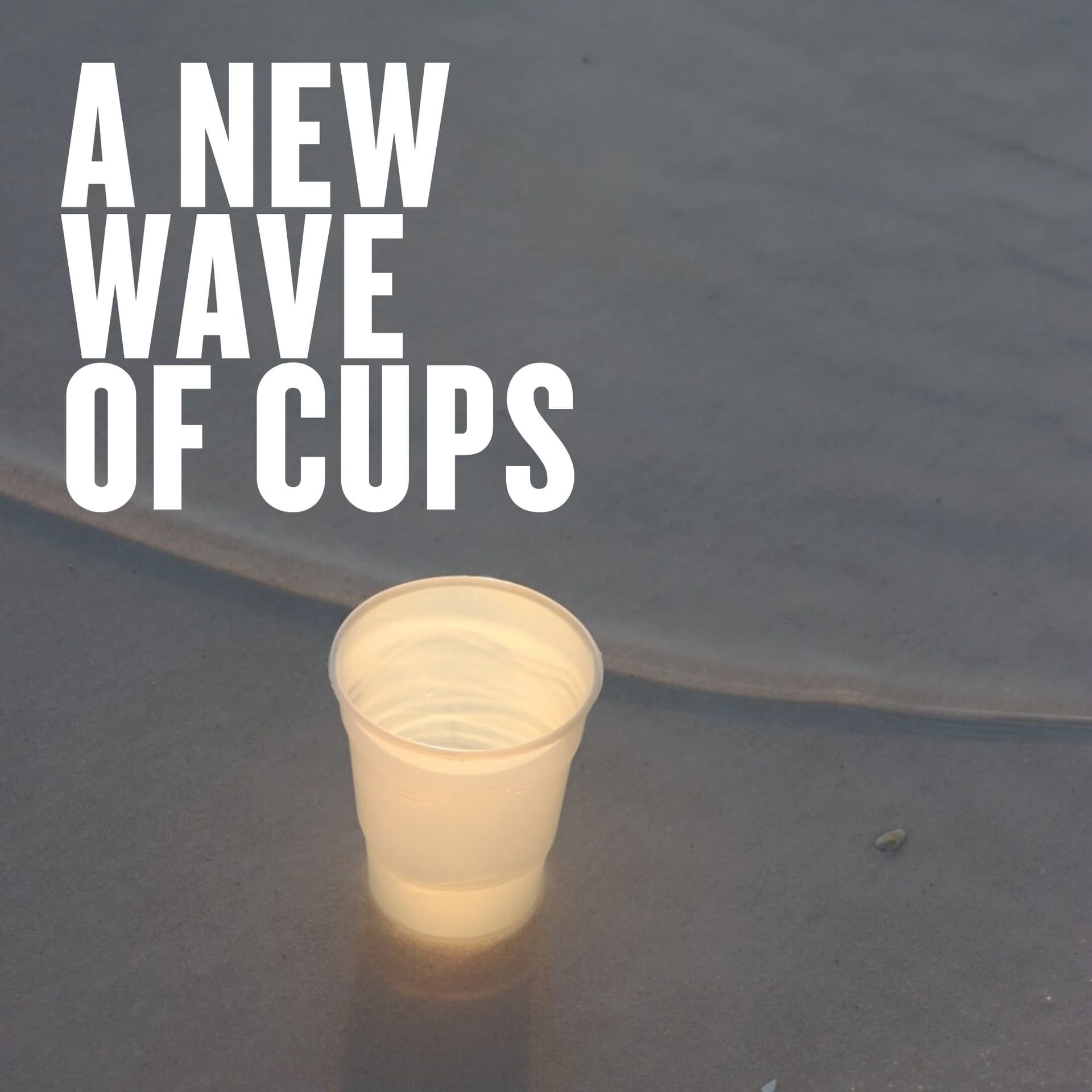 New Wave Cups™ 16 oz Biodegradable PHA Plant-Based Cups | 30 Count Sleeve |