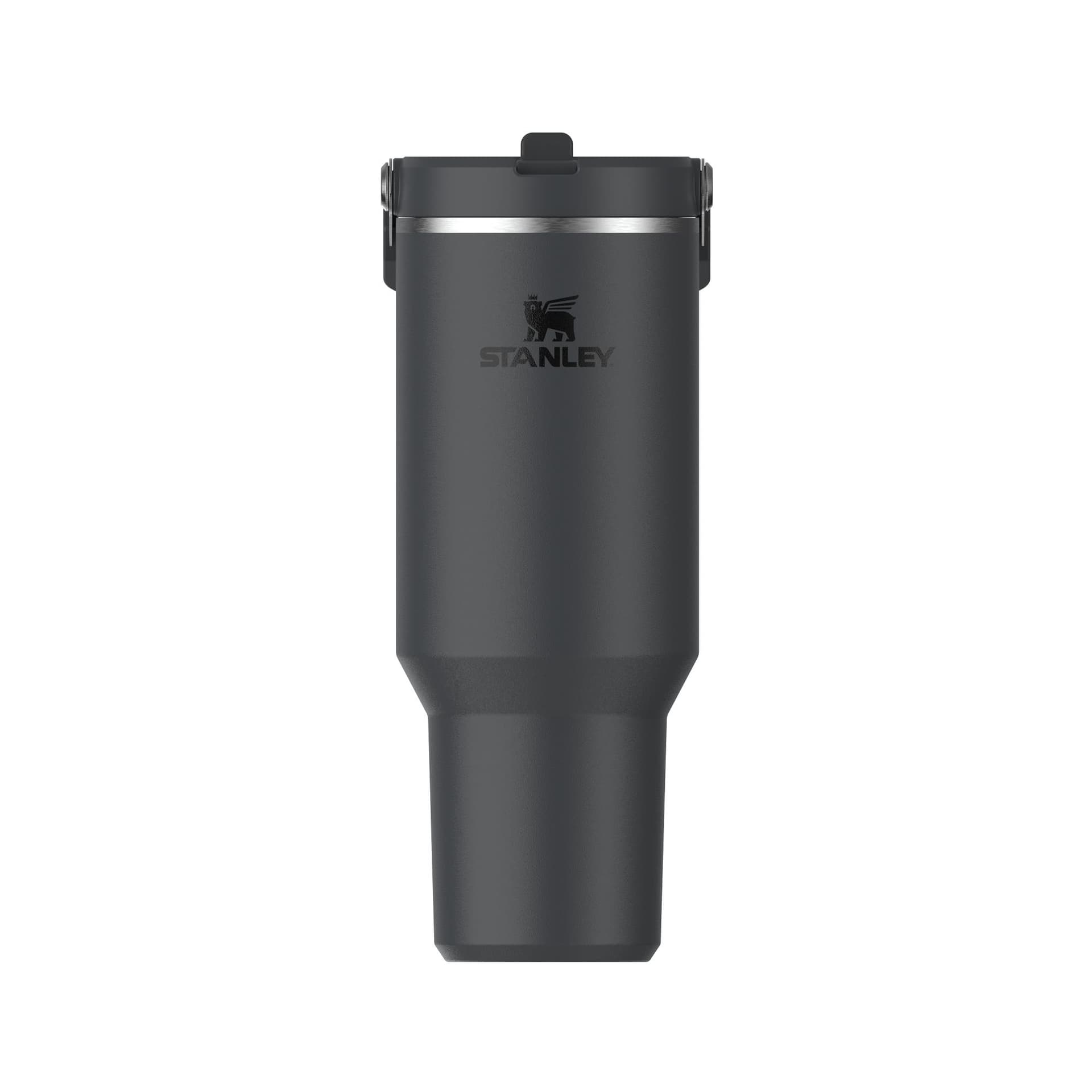 The IceFlow Flip Straw Tumbler 40oz - Black