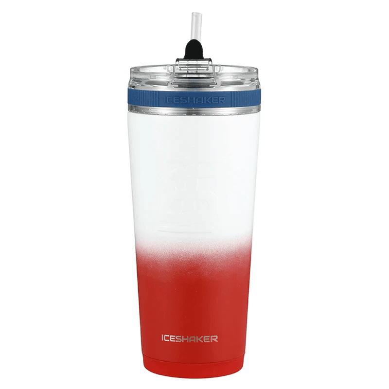 26oz Insulated Stainless Steel Shaker Bottle- Flex Lid with Straw