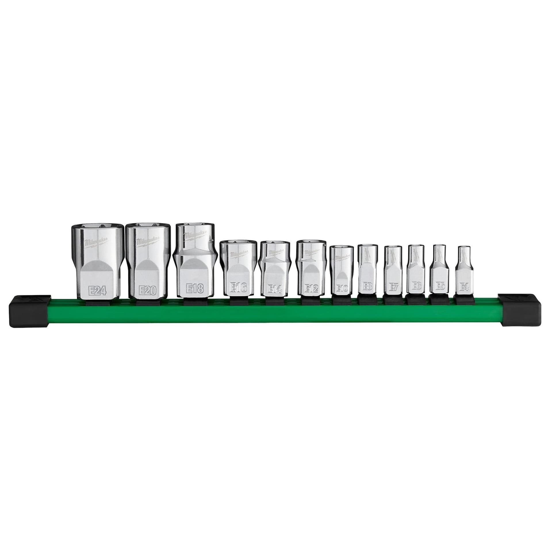 12pc 1/4" 3/8" & 1/2" Drive External TORX Socket Set