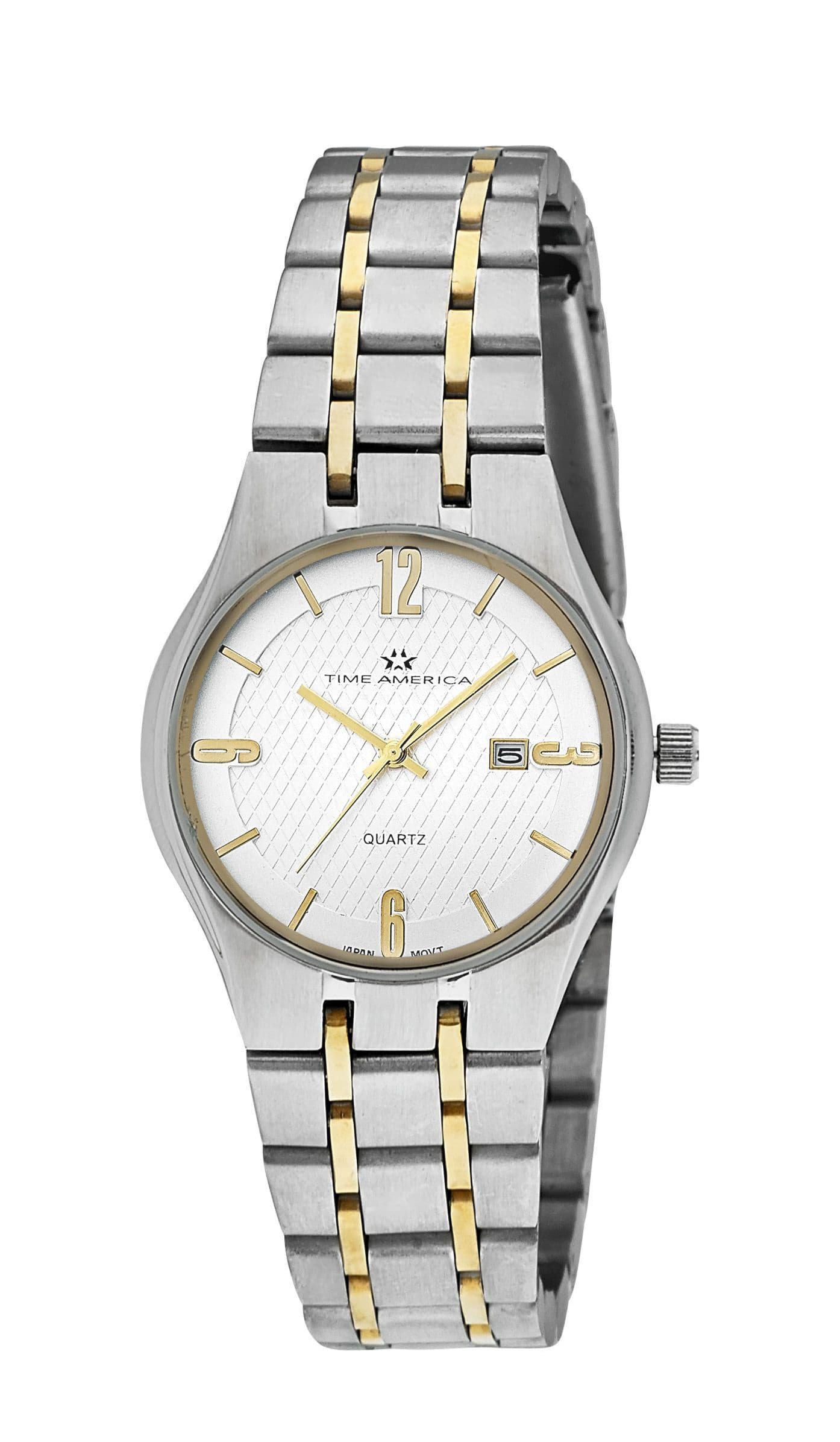 Women's Two-Tone Silver Dial Dress Watch