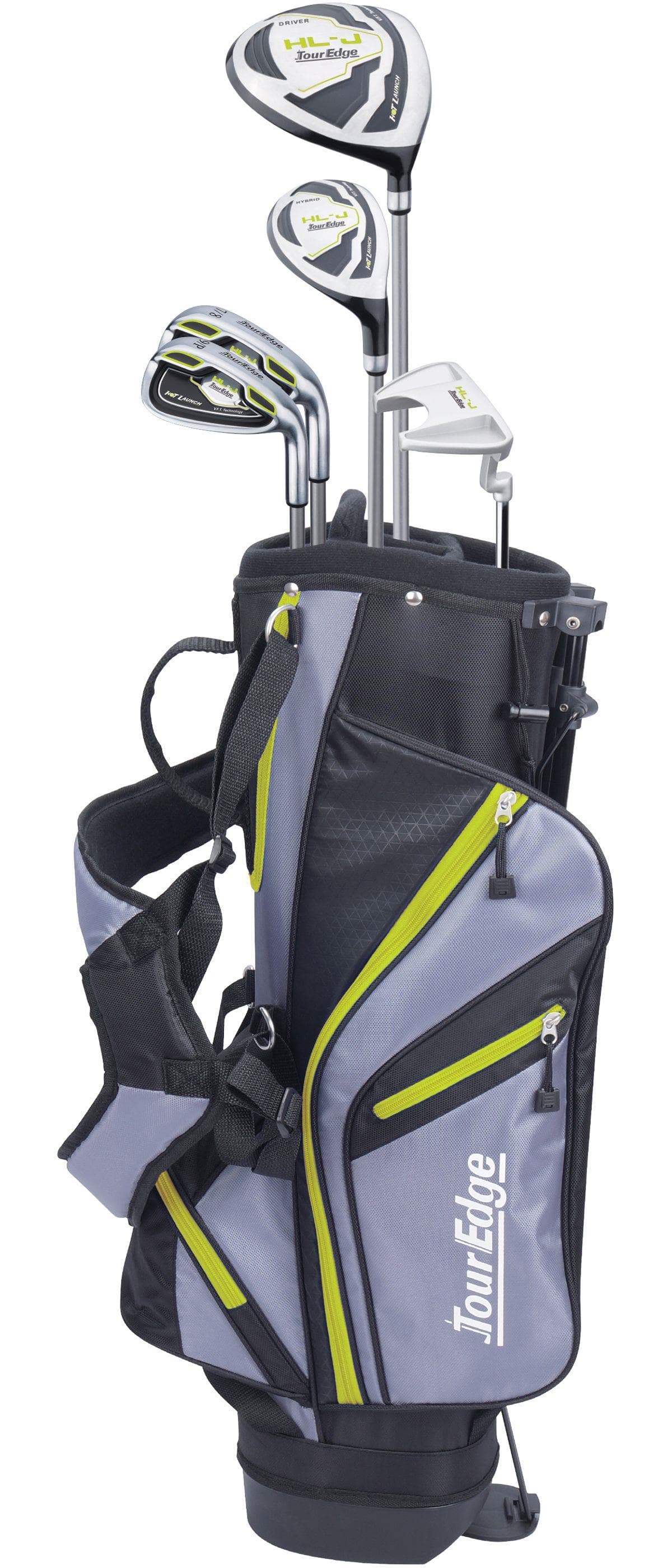 Junior Hot Launch HL-J Right Handed 8-Piece Golf Club Set with Stand Bag