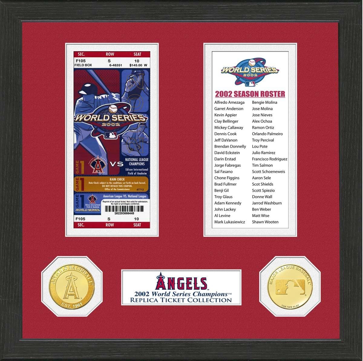Los Angeles Angels WS Ticket Collection