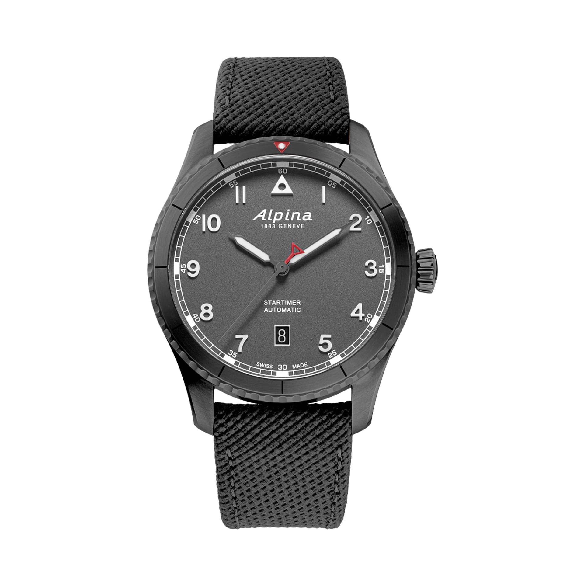 Men's Startimer Pilot Automatic Gray RPET Rubber Strap Gray Dial