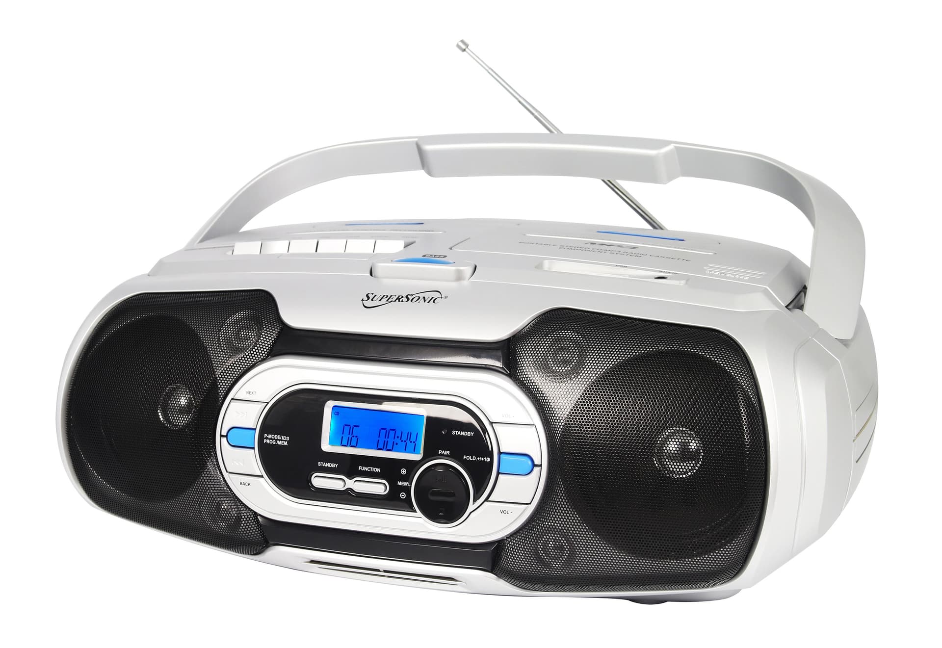 Bluetooth Portable Audio System - CD/MP3/Bluetooth/USB/AUX