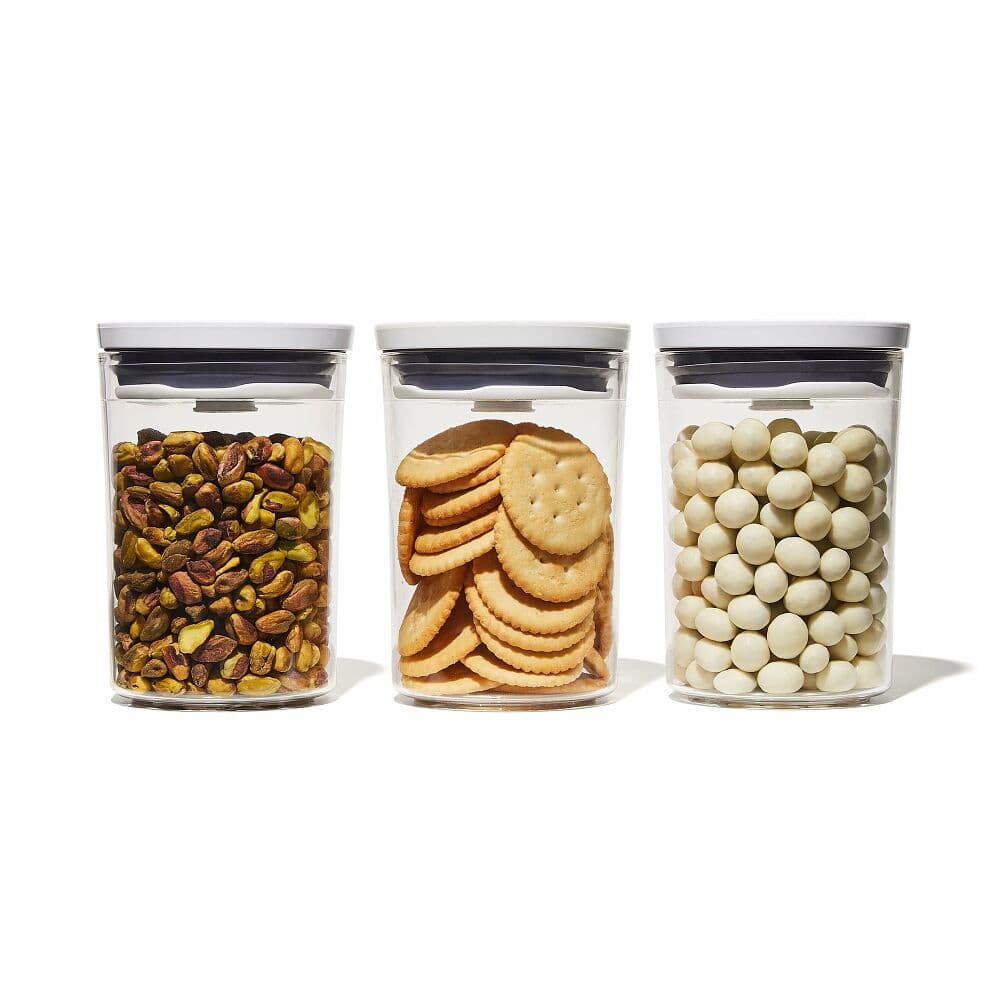 POP Round Canister 3-Piece Mini Set (0.6 Qt)