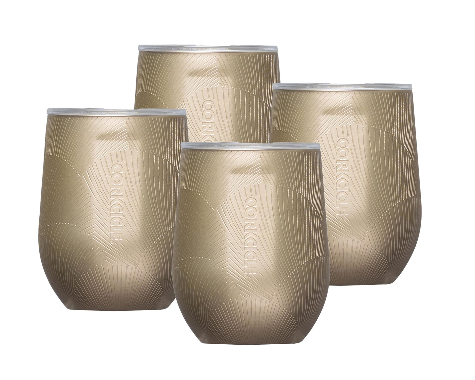 12oz Stemless Wine Cup - Champagne Dreams, 4 Pack