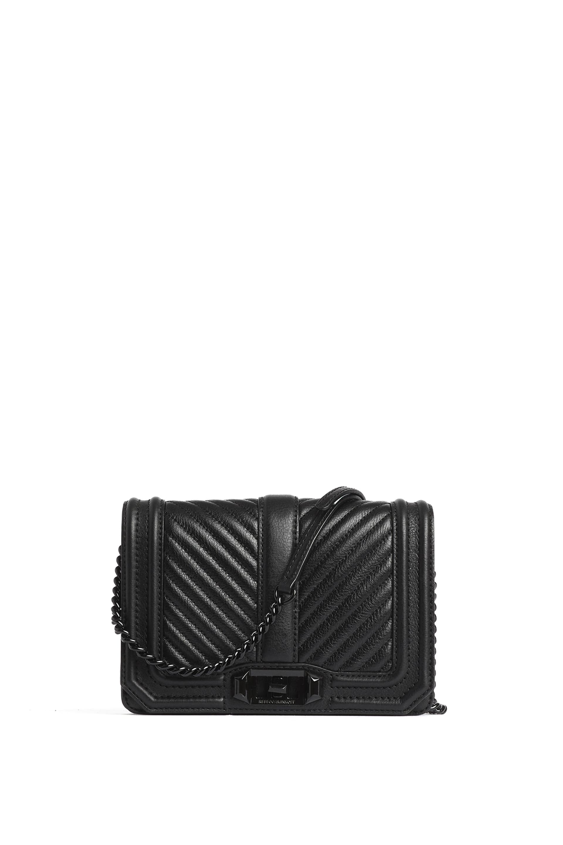 Chevron Quilted Small Crossbody