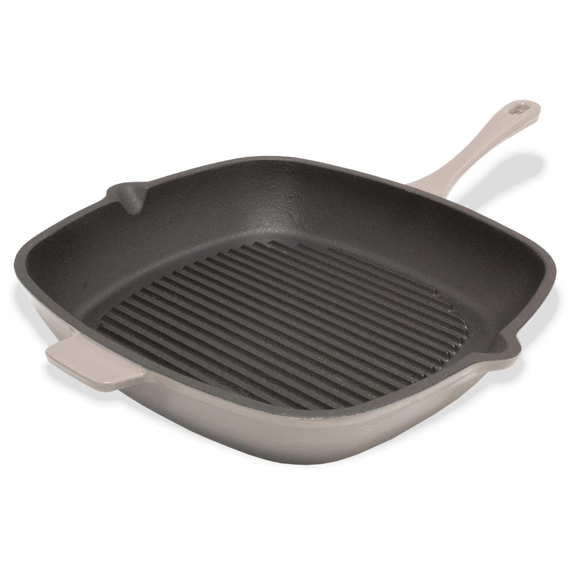 Neo 11" Cast Iron Square Grill Pan, Oyster