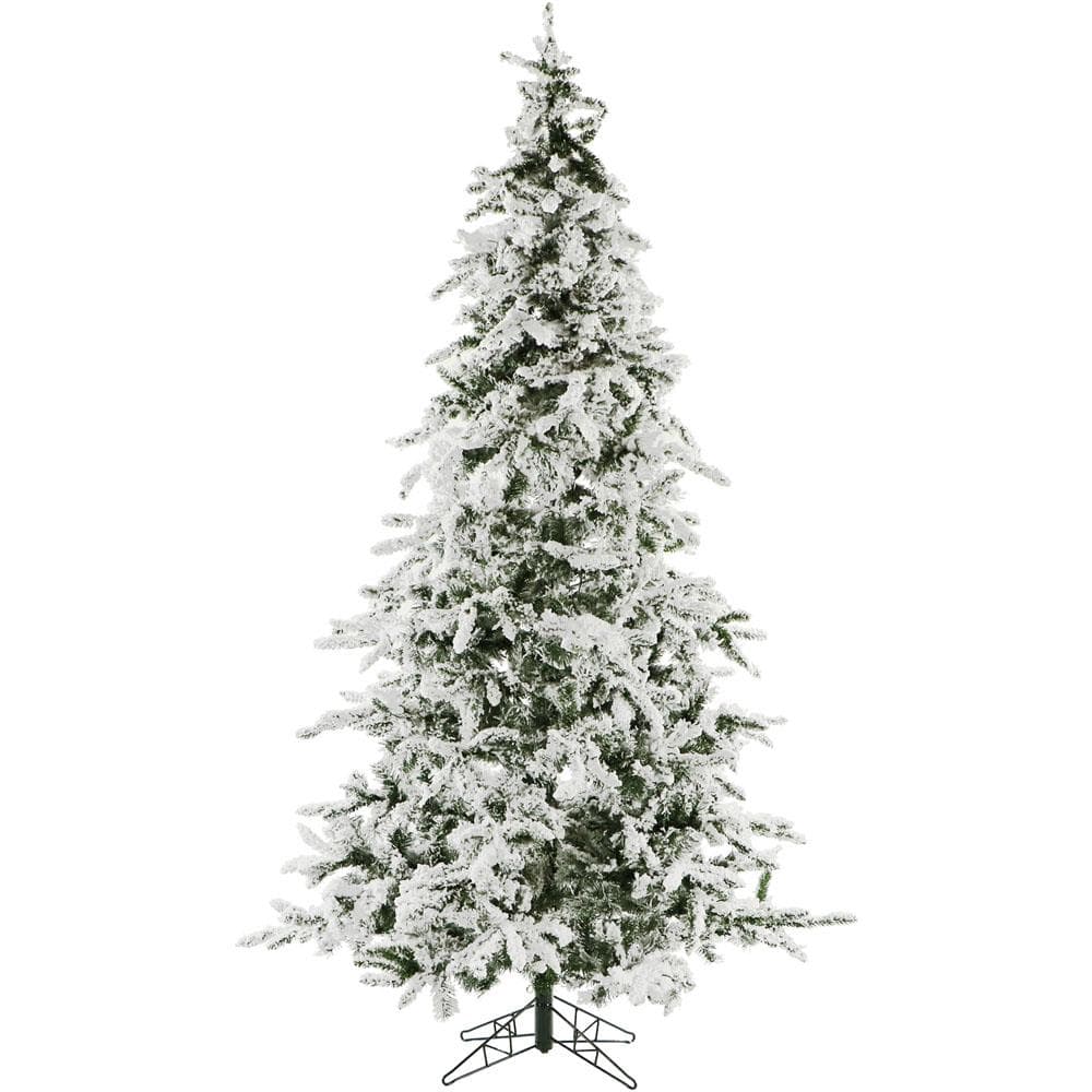 7.5-Ft. White Pine Snowy Artificial Christmas Tree