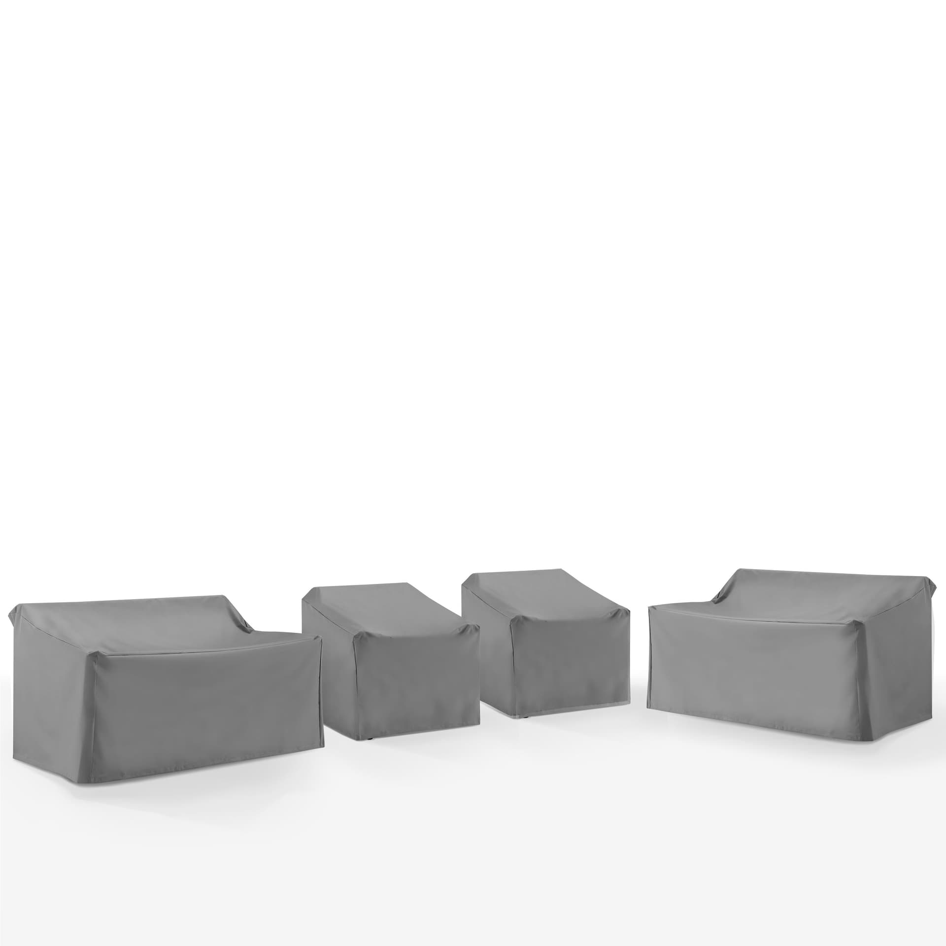 4Pc Outdoor Sectional Furniture Cover Set