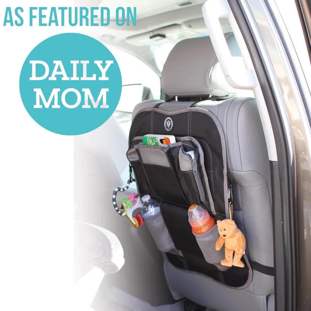 Back Seat Organizer-Black/Grey