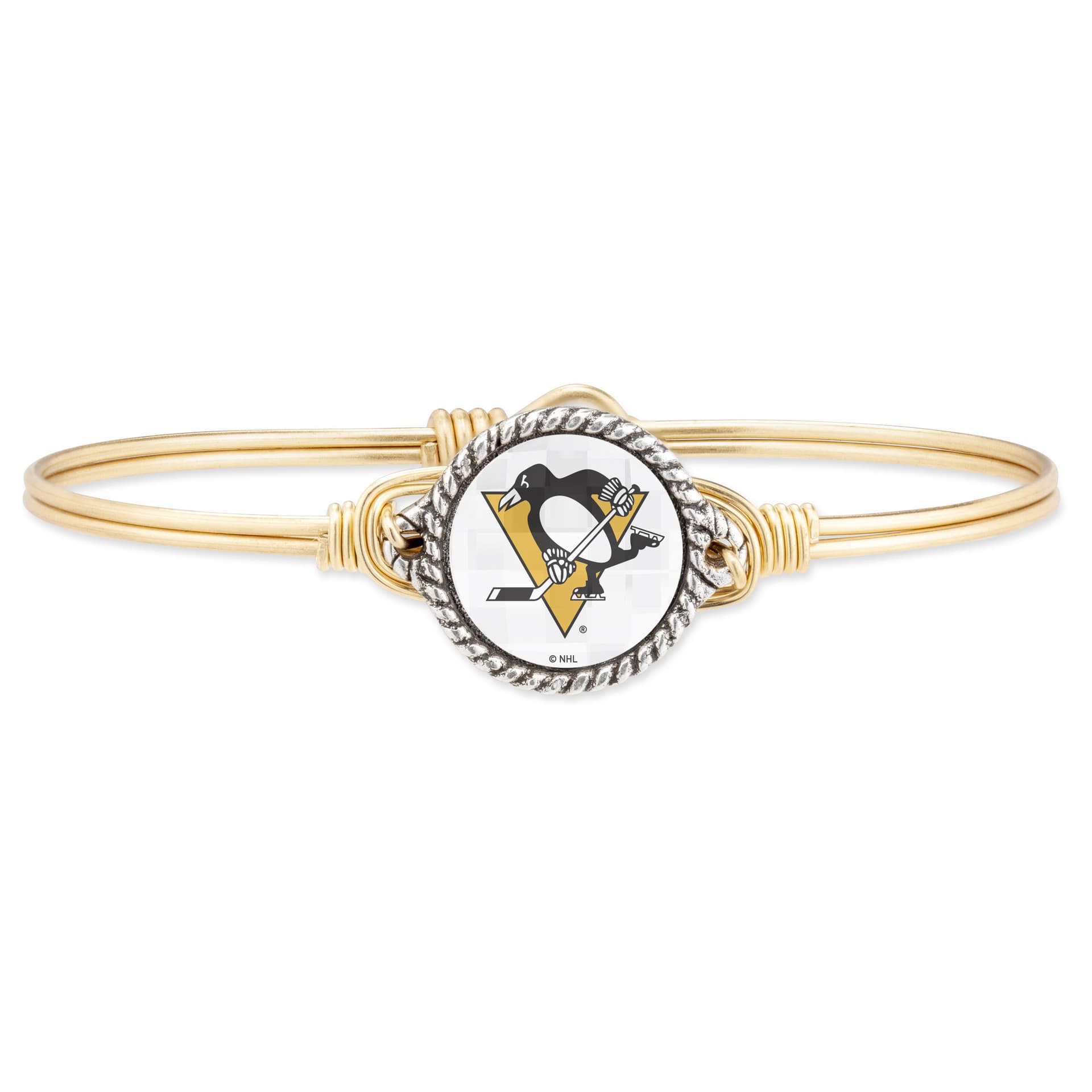 Pittsburgh Penguins Bangle Bracelet Size Regular
