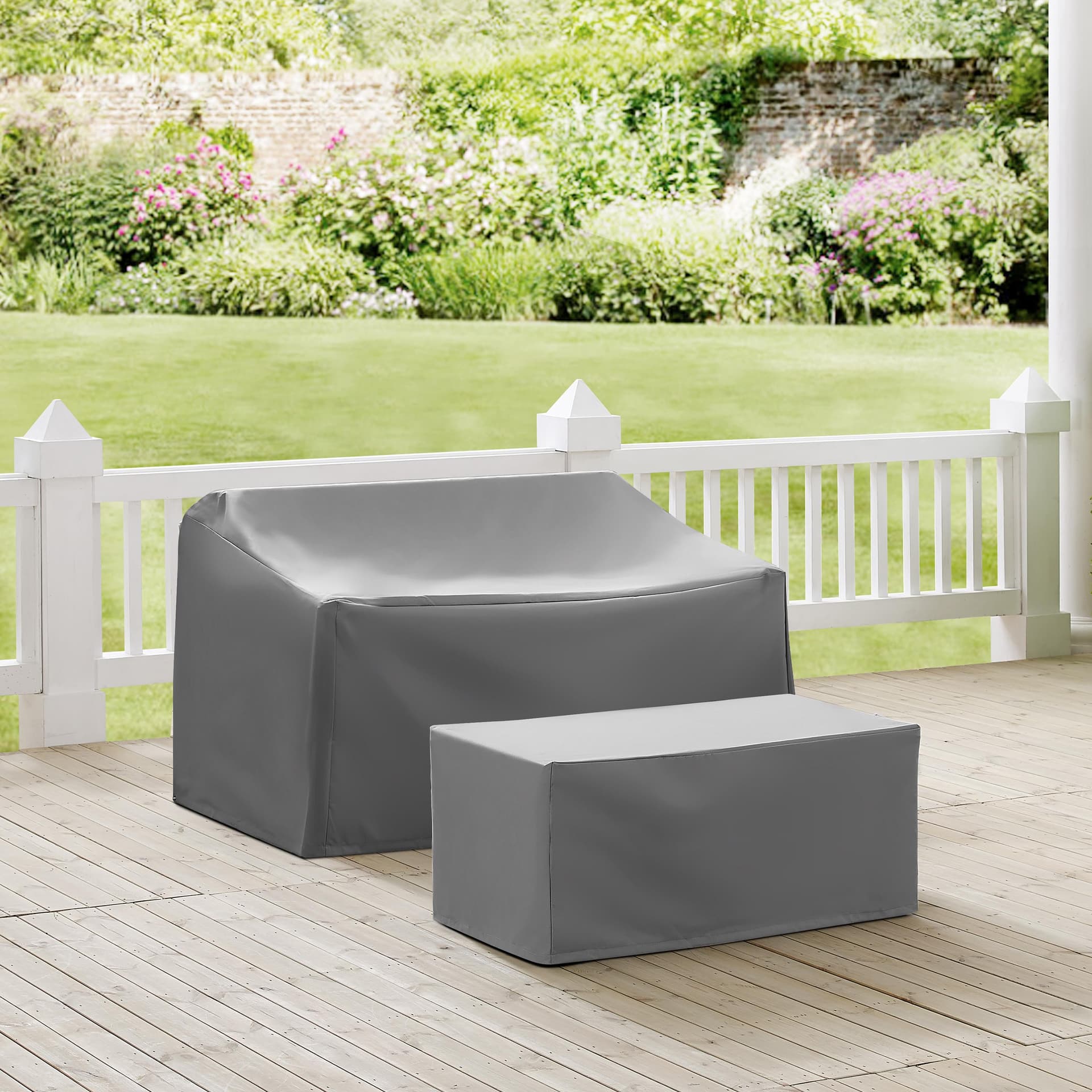 2Pc Outdoor Furniture Cover Set