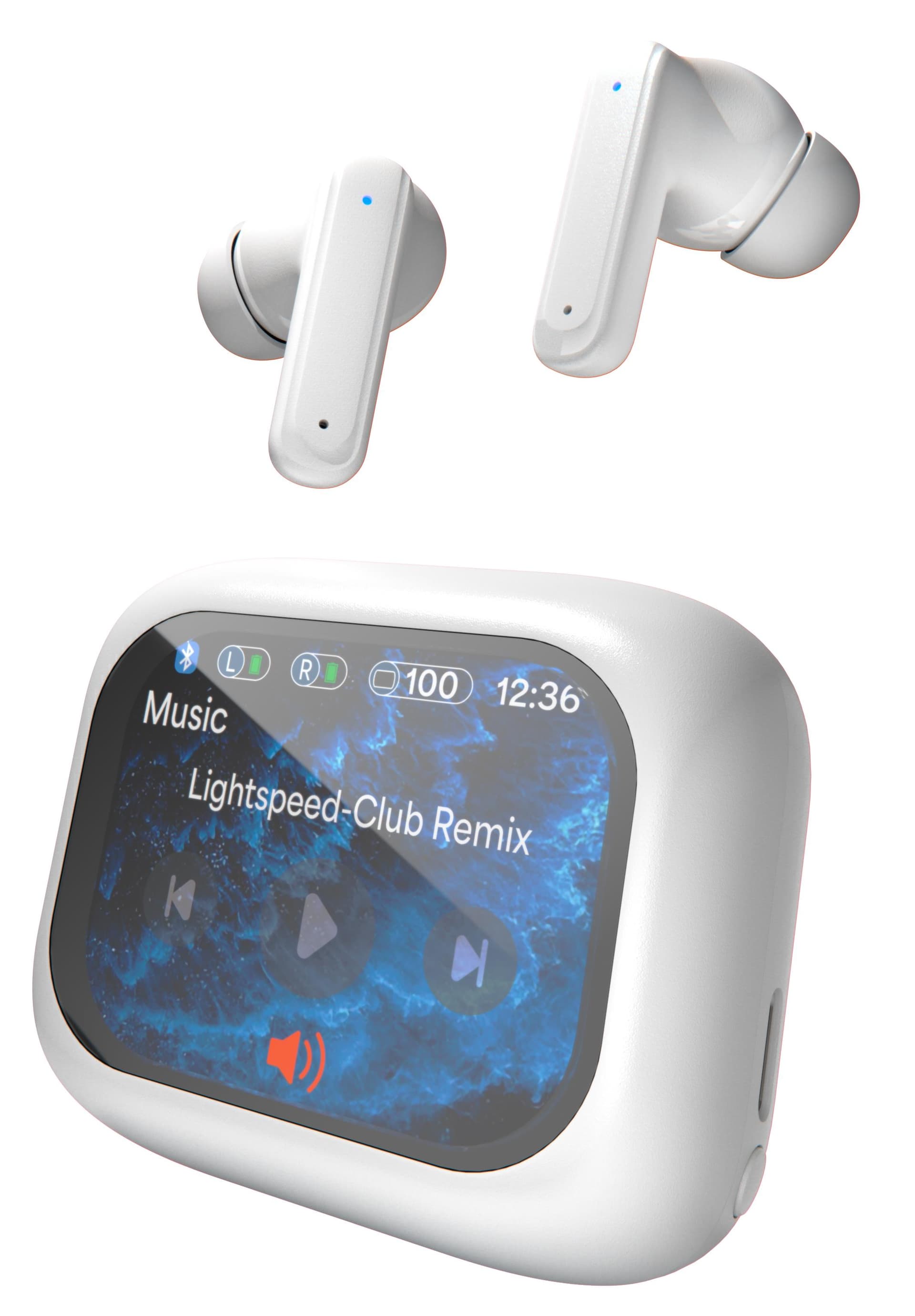 Bluetooth Earbuds w/ Touchscreen