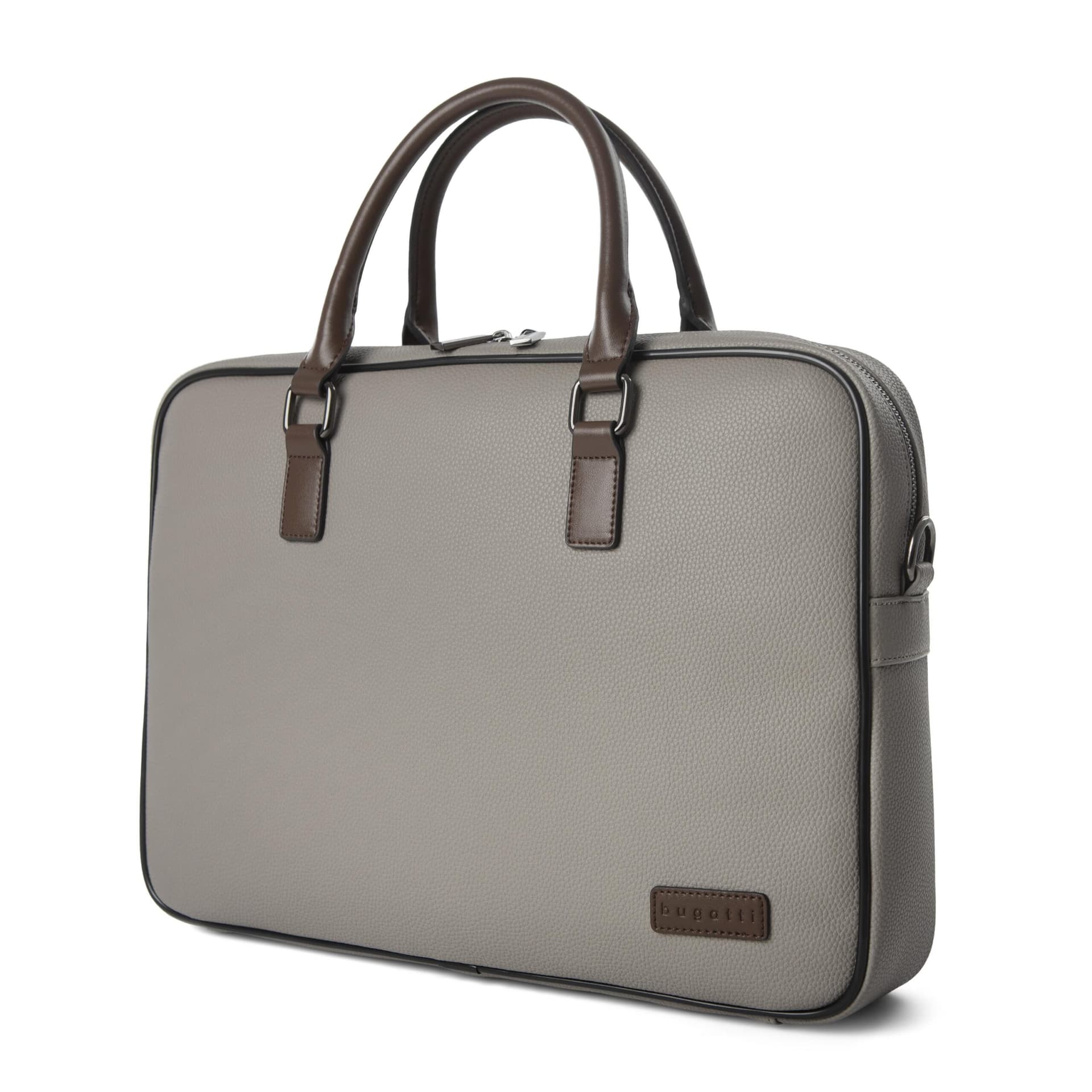 Contrast Briefcase-Grey