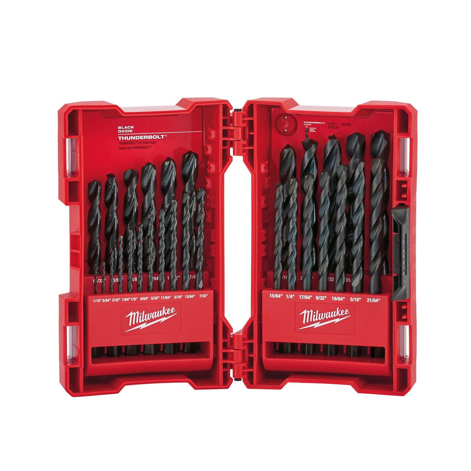 29pc Thunderbolt Black Oxide Drill Bit Set