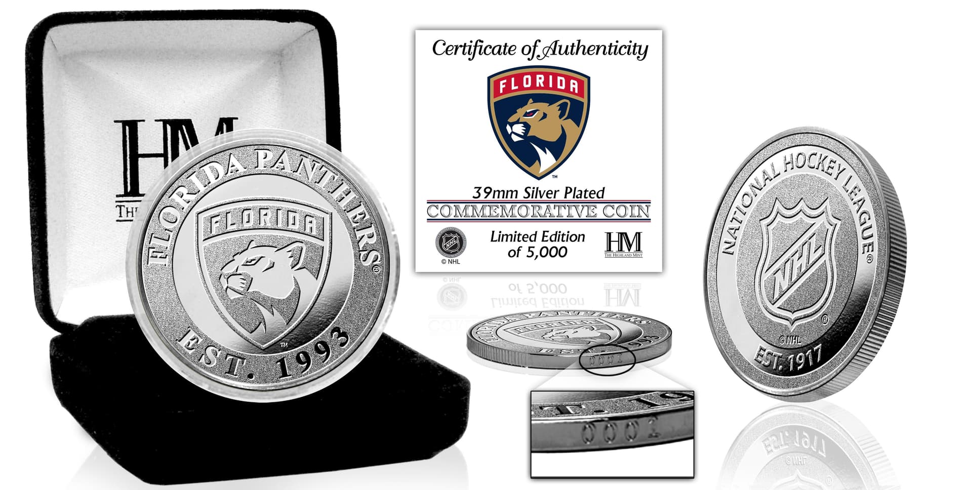 Florida Panthers Silver Coin