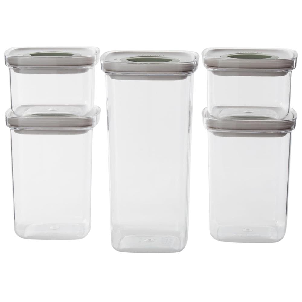 Leo 5Pc Smart Seal Food Container Set