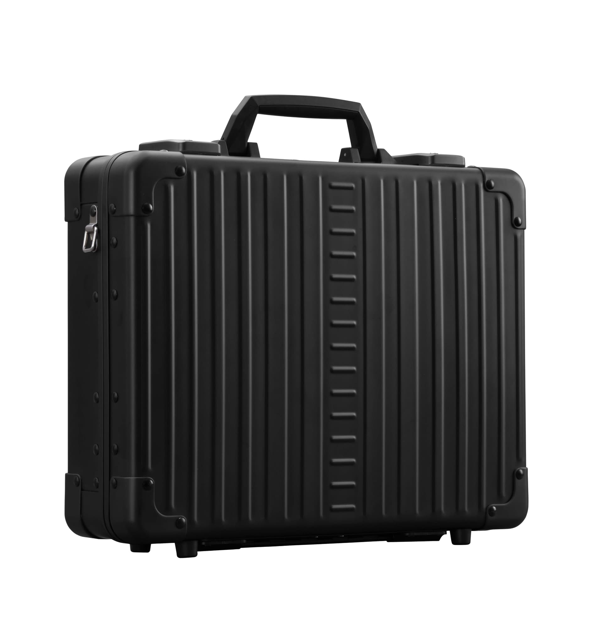 Aleon 15" Business Attache Aluminum Hardside Business Briefcase (Onyx) Black
