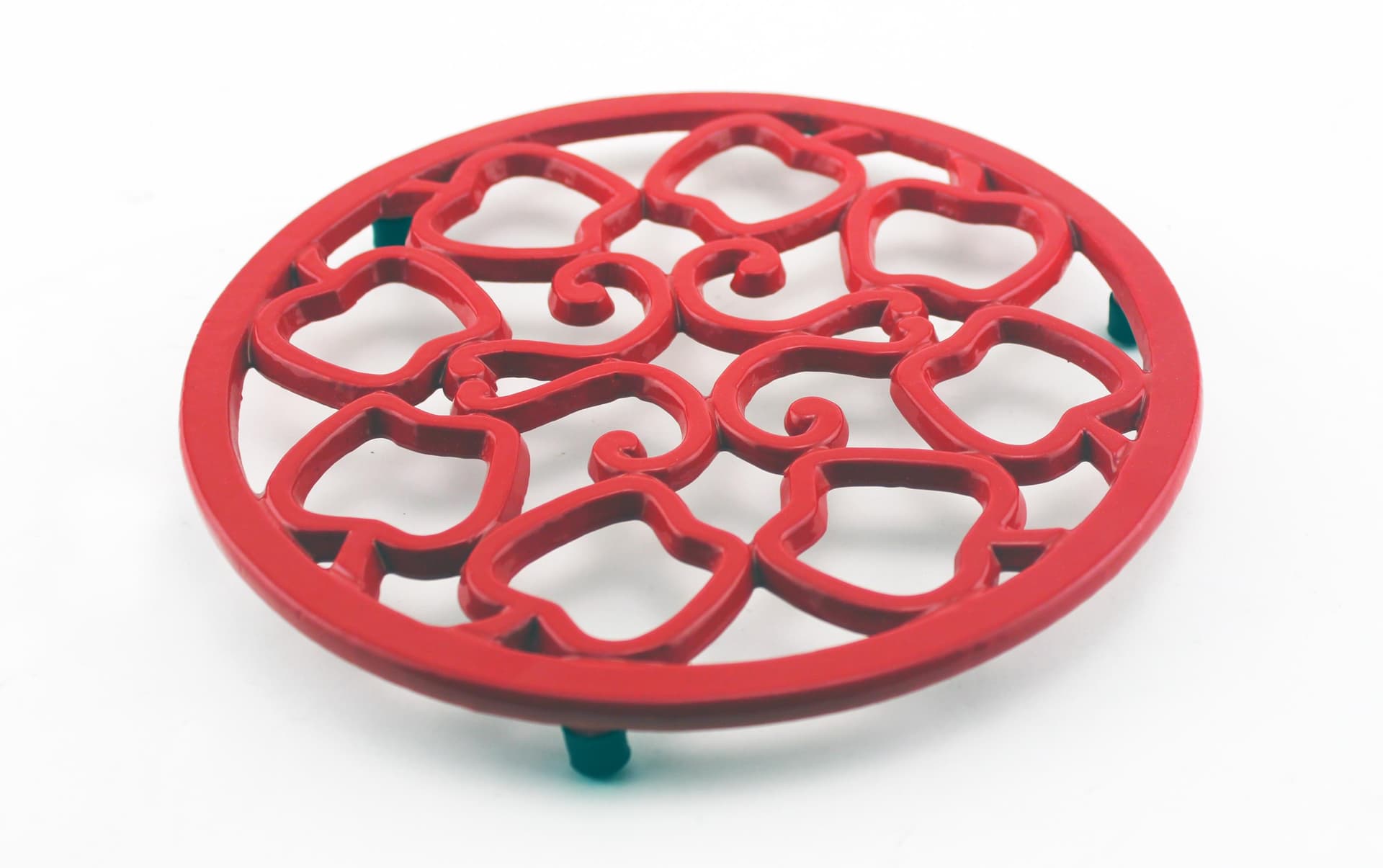 CooknCo Cast Iron apple trivet