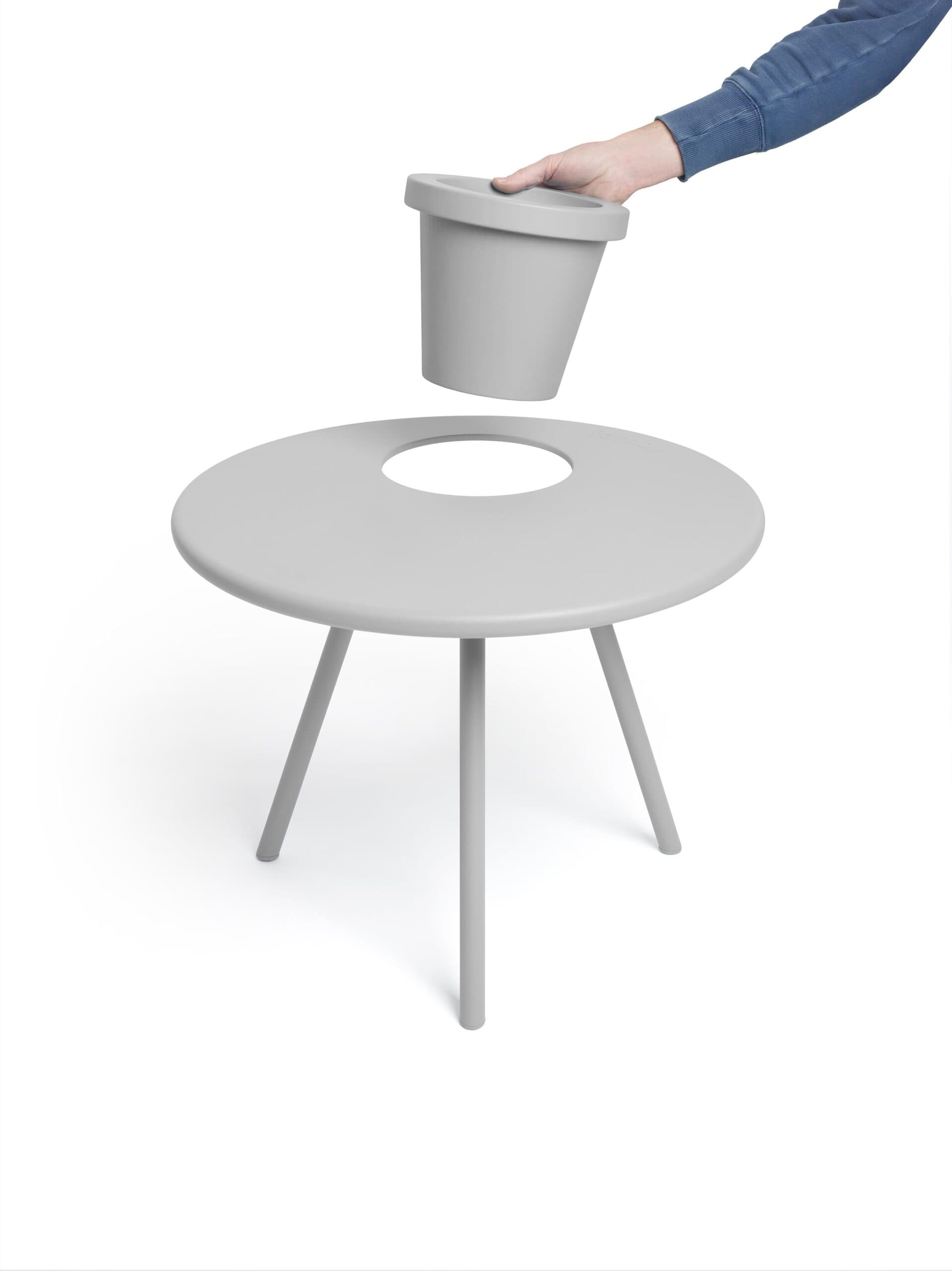 Bakkes Table - Light Grey