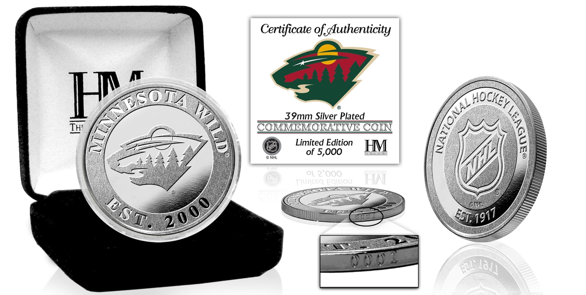 Minnesota Wild Silver Coin