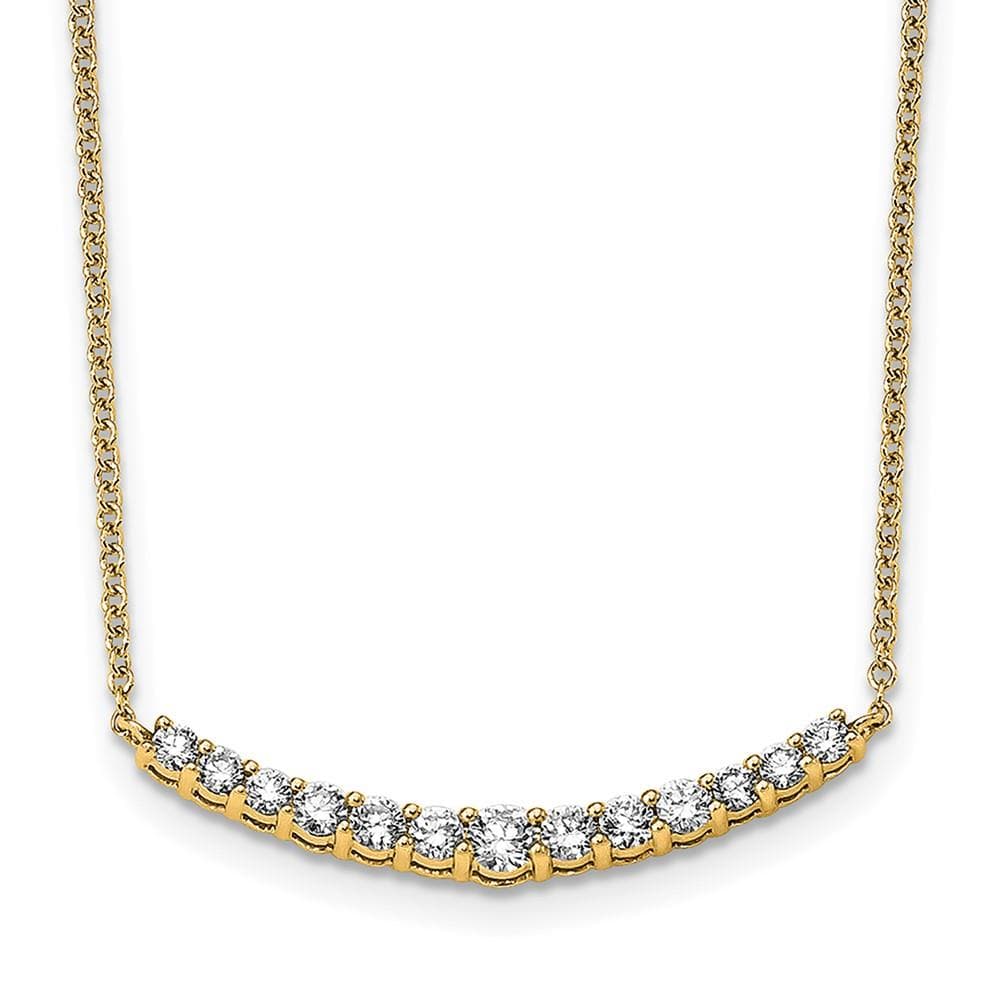 14K True Origin Lab Grown Diamond Pendant with Chain, .50ctw