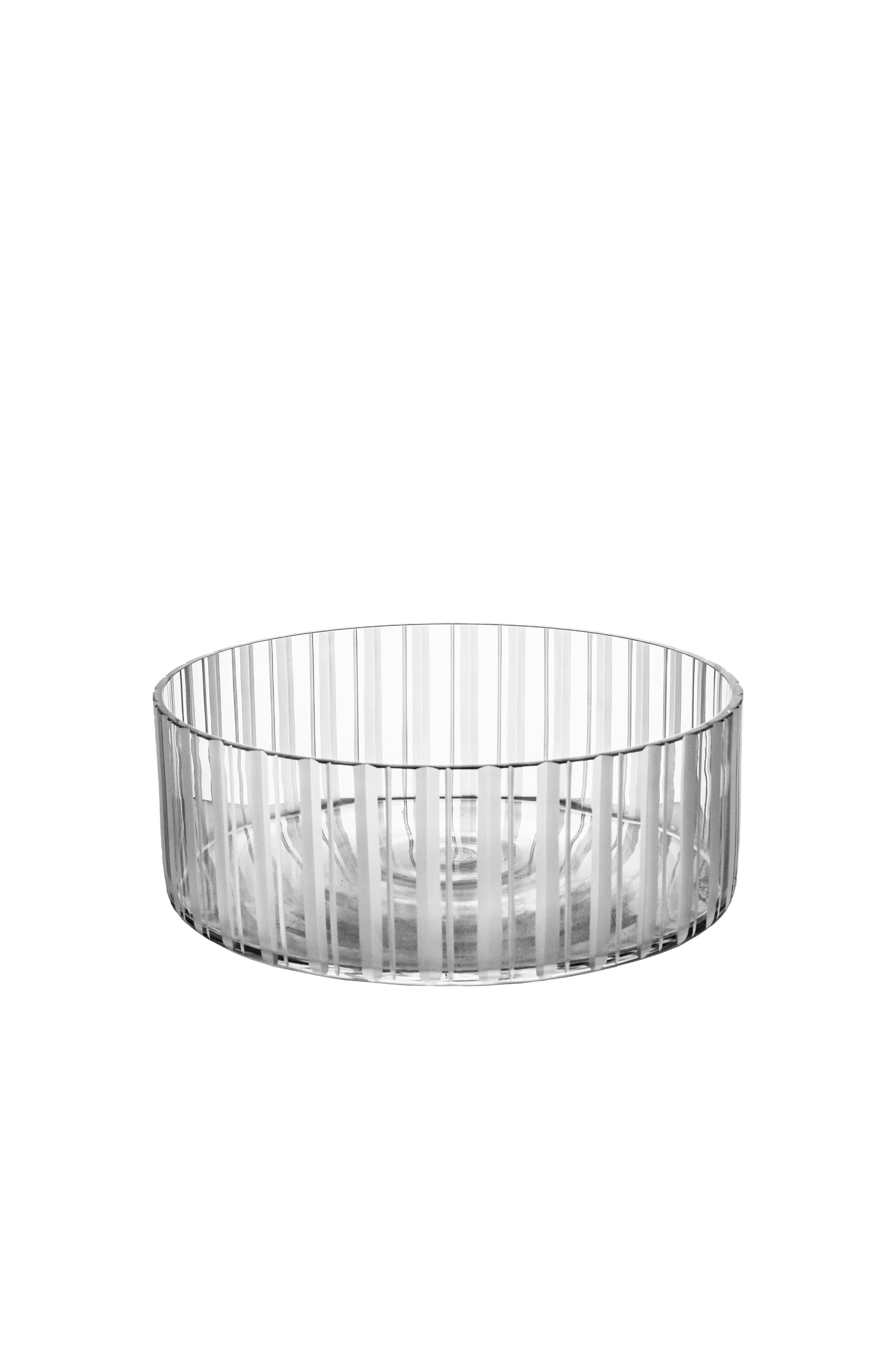 Cut in Number Stripes Bowl