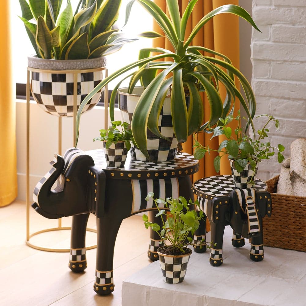 Check Large Flower Pot