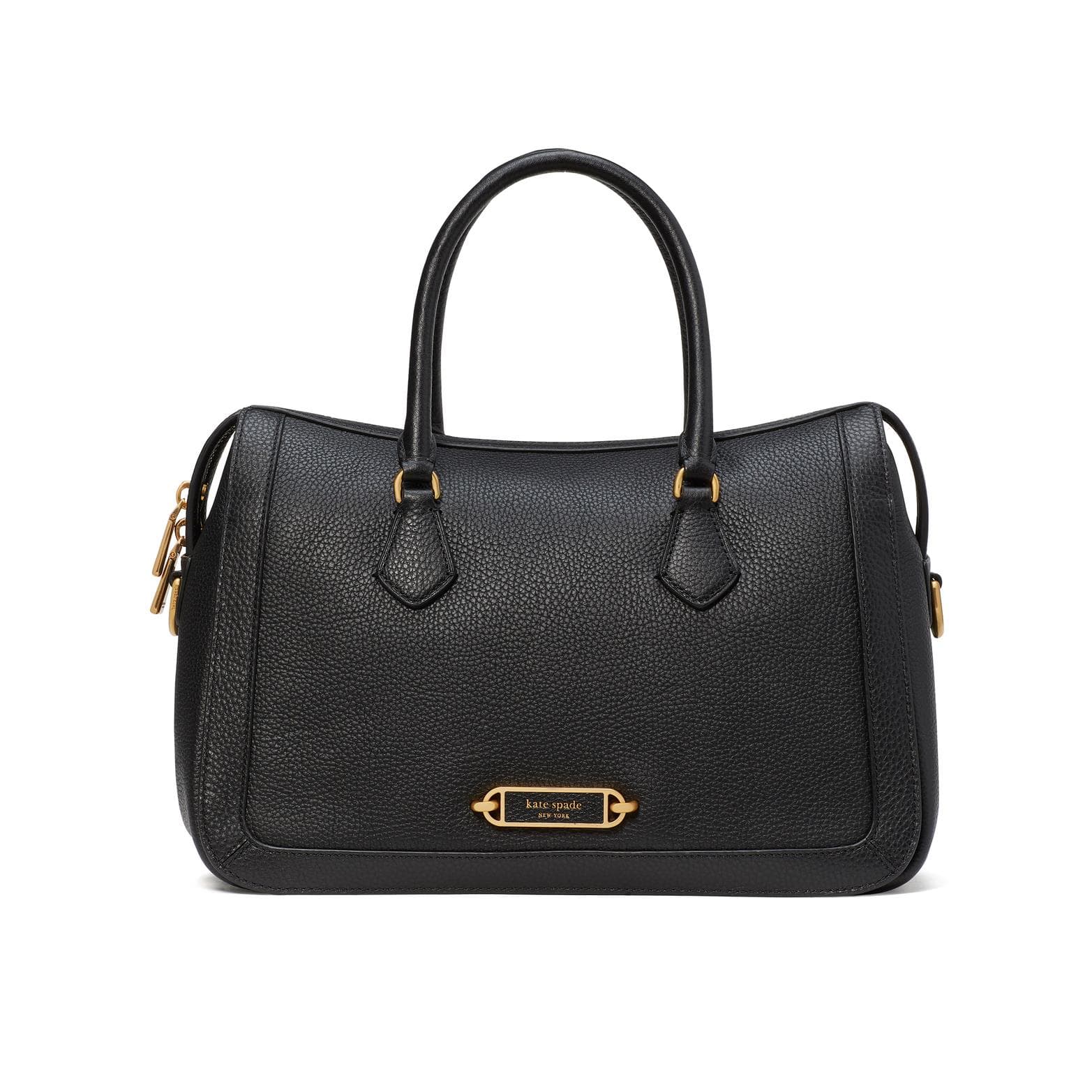 Gramercy Medium Satchel - Black