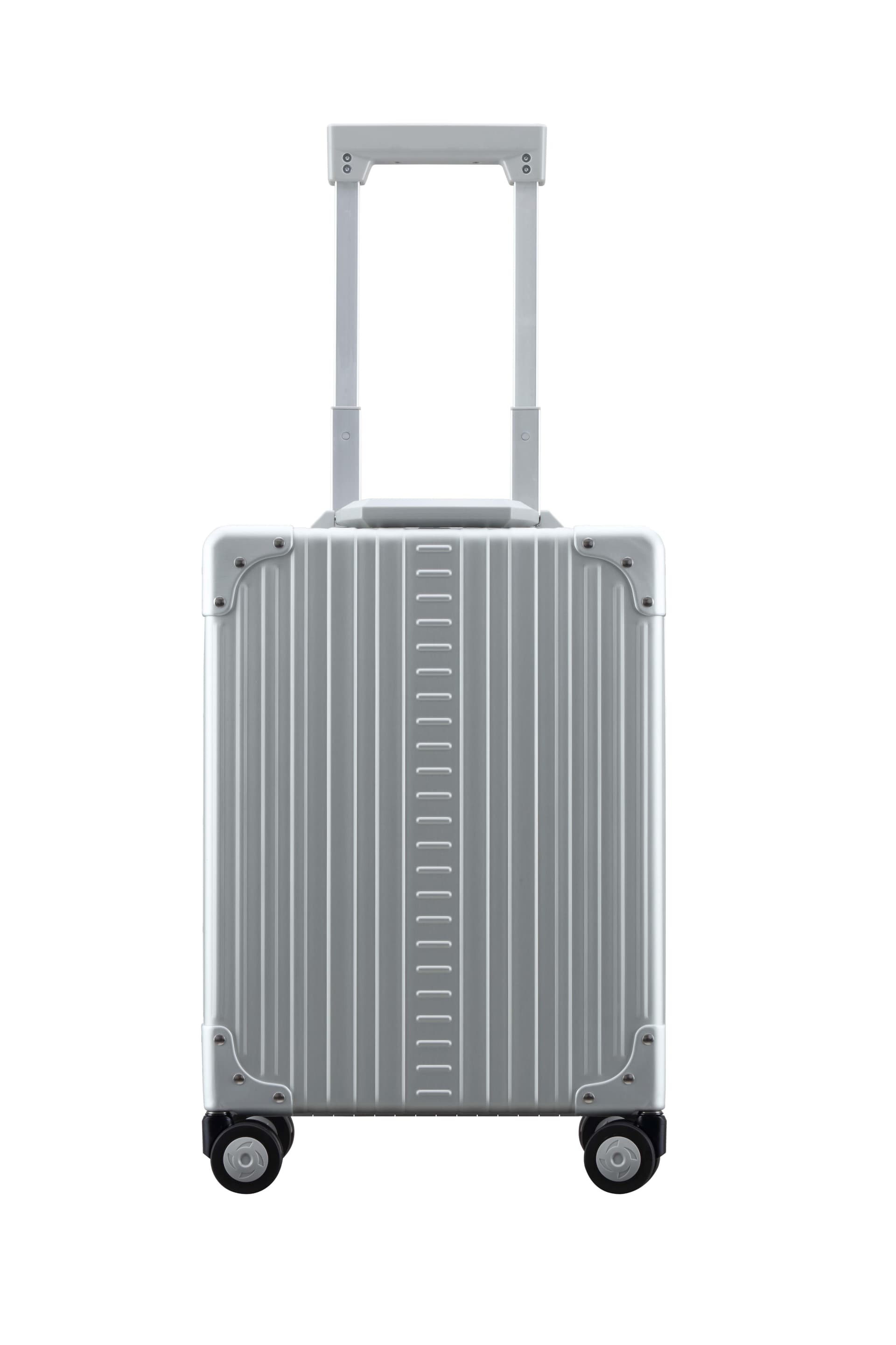 Aleon 20" Vertical Carry-On Aluminum Hardside Luggage or Business Briefcase (Platinum) Sliver