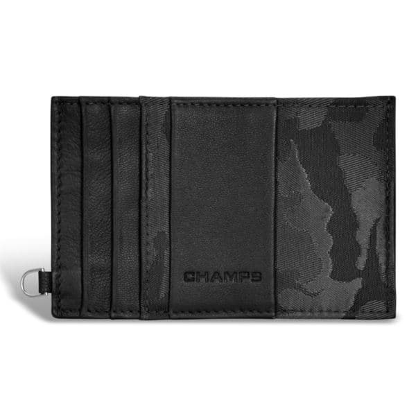 Camo Leather Slim Cardholder Size 4.5"x2.75"