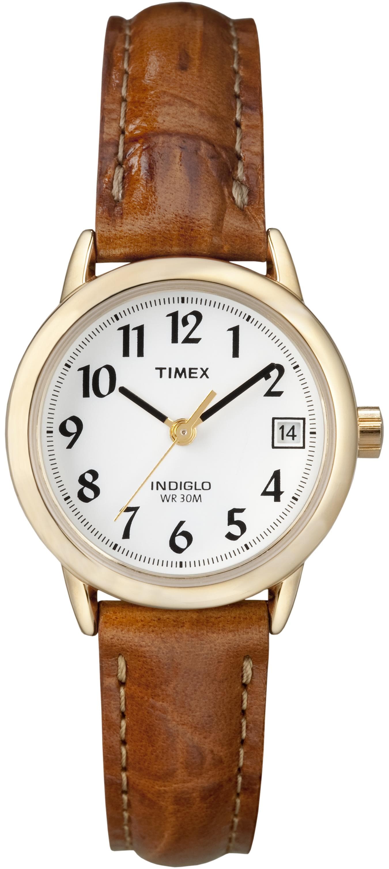 Easy Reader Leather Strap Watch - Brown