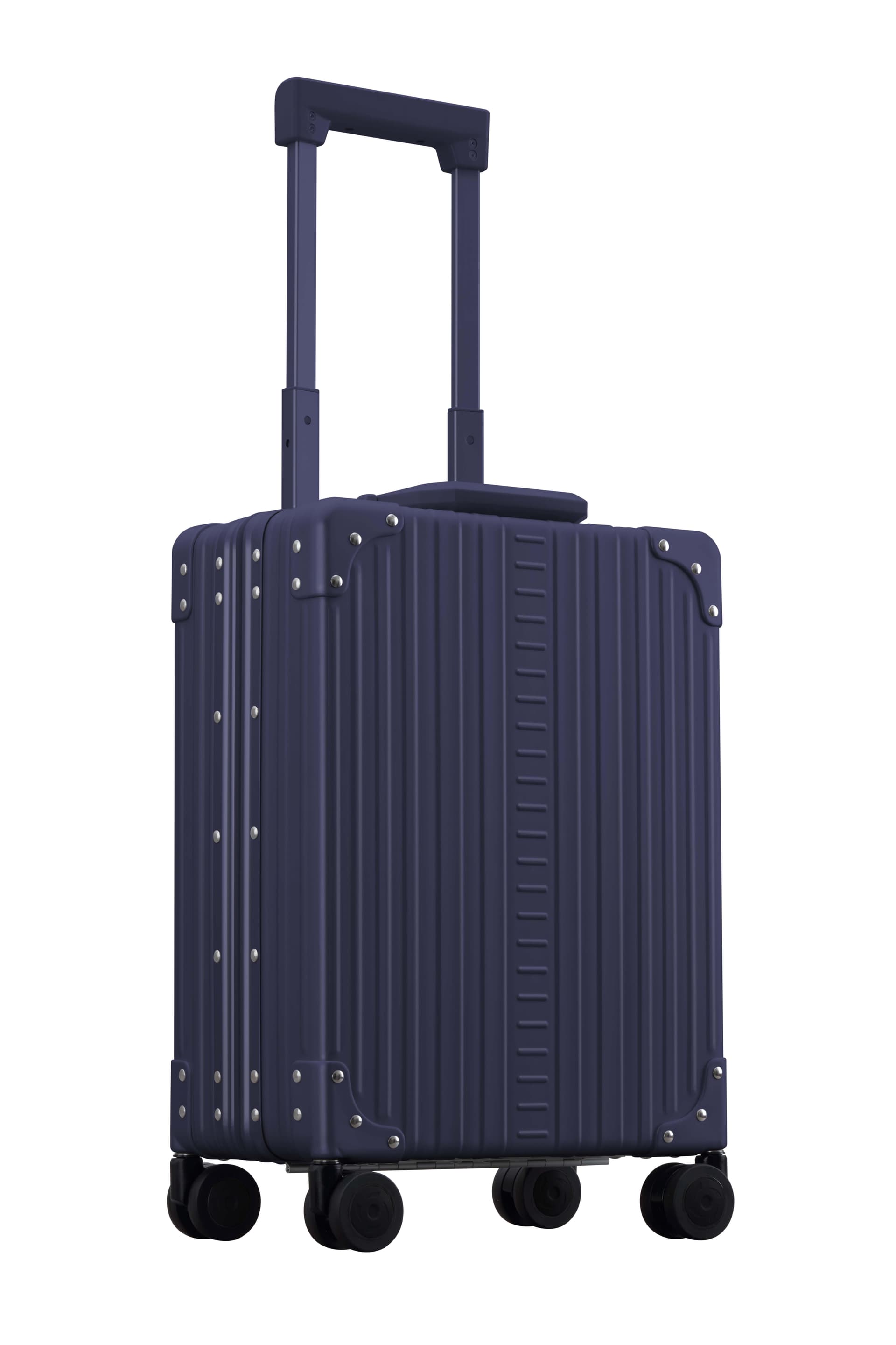 Aleon 20" Vertical Carry-On Aluminum Hardside Luggage or Business Briefcase (Sapphire) Blue